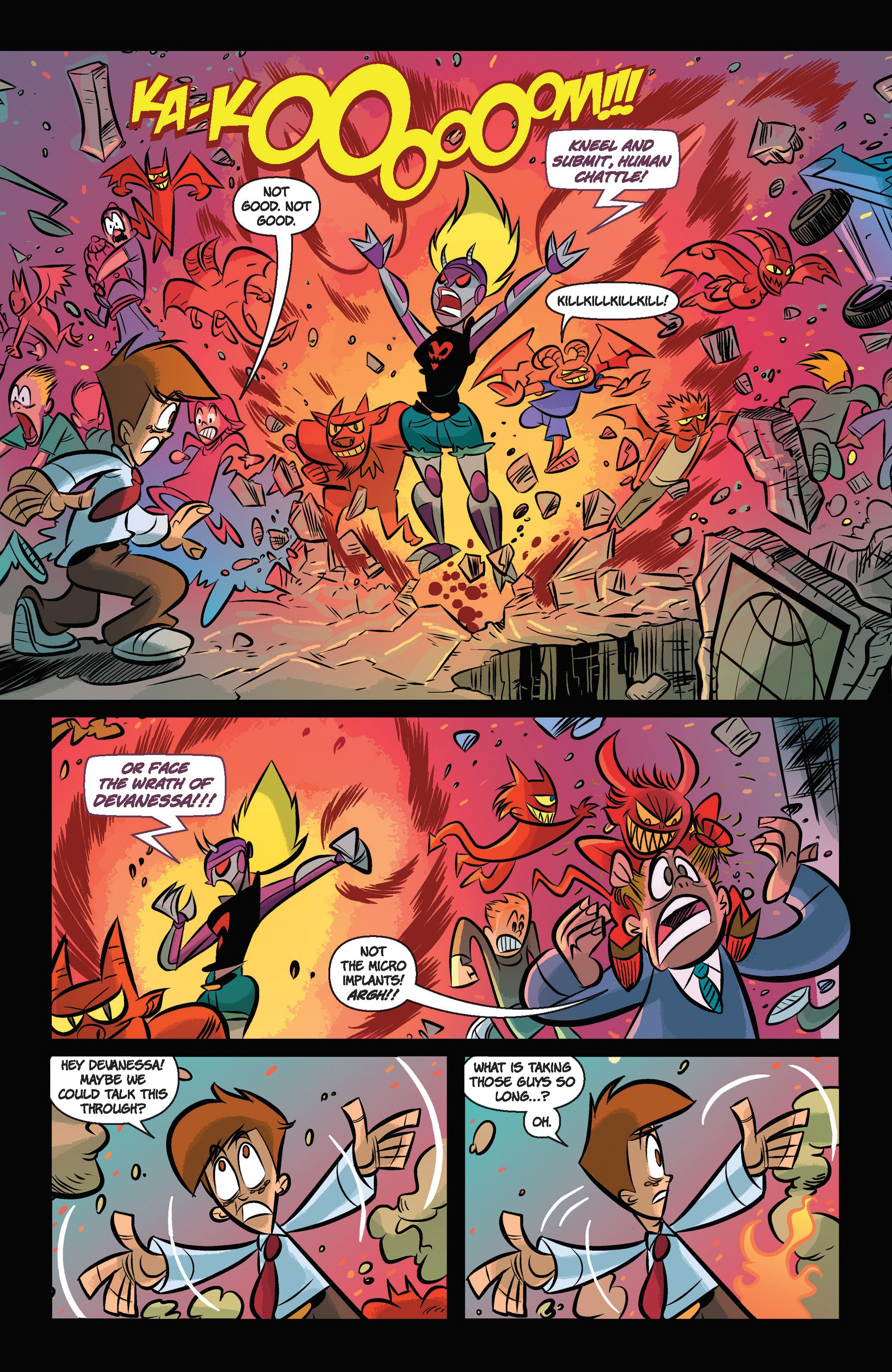 Read online Super Human Resources comic -  Issue #4 - 11