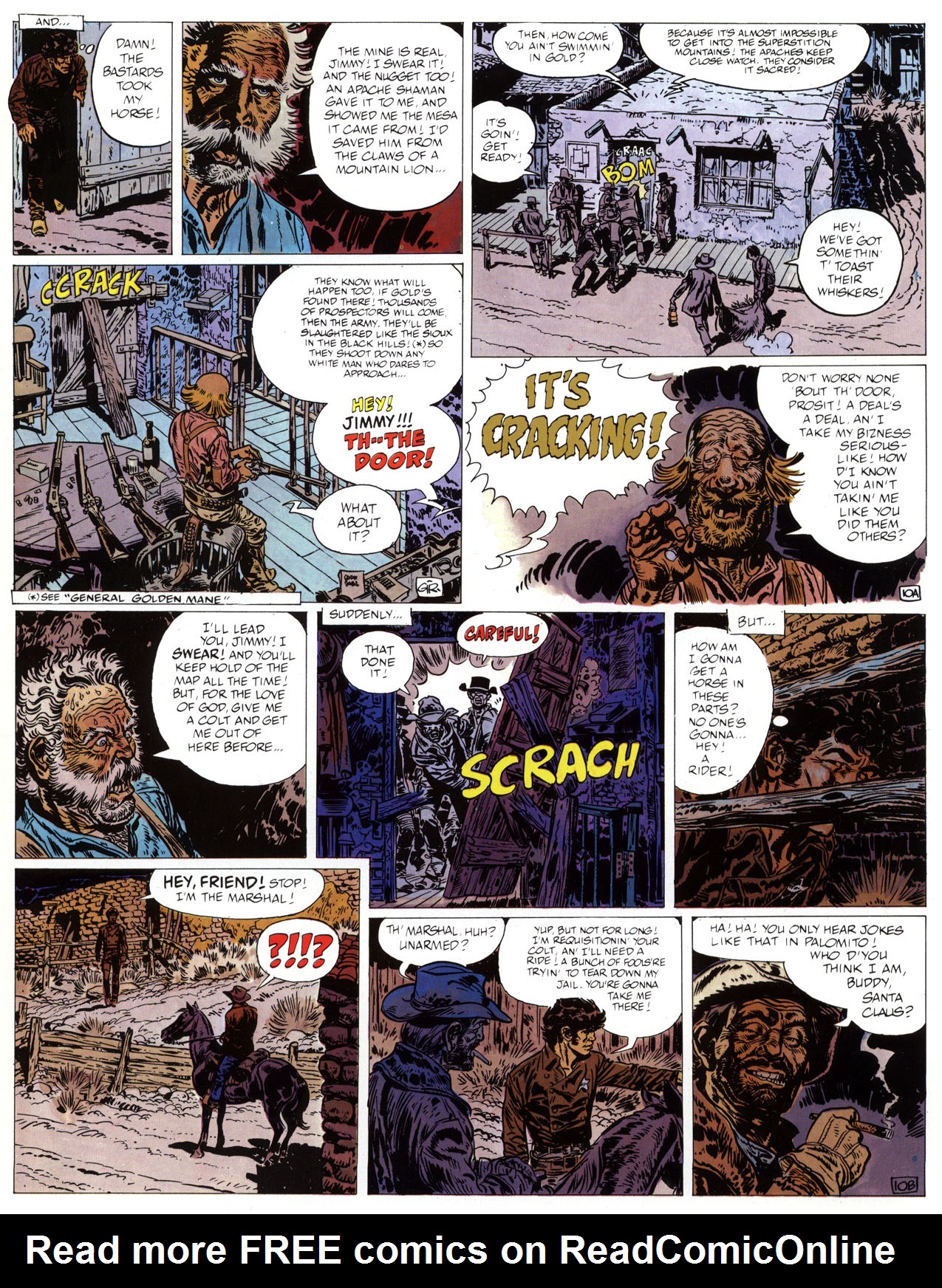 Read online Epic Graphic Novel: Marshal Blueberry comic -  Issue # TPB - 14