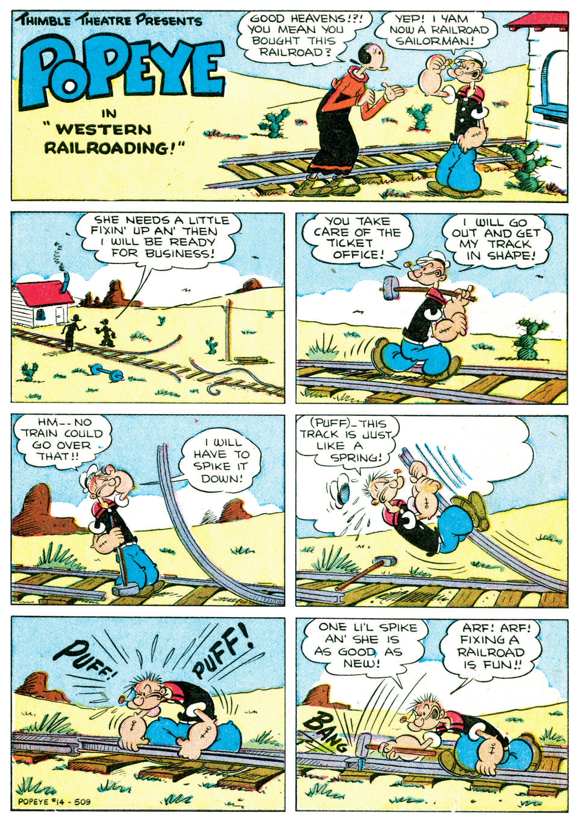 Read online Classic Popeye comic -  Issue #14 - 3