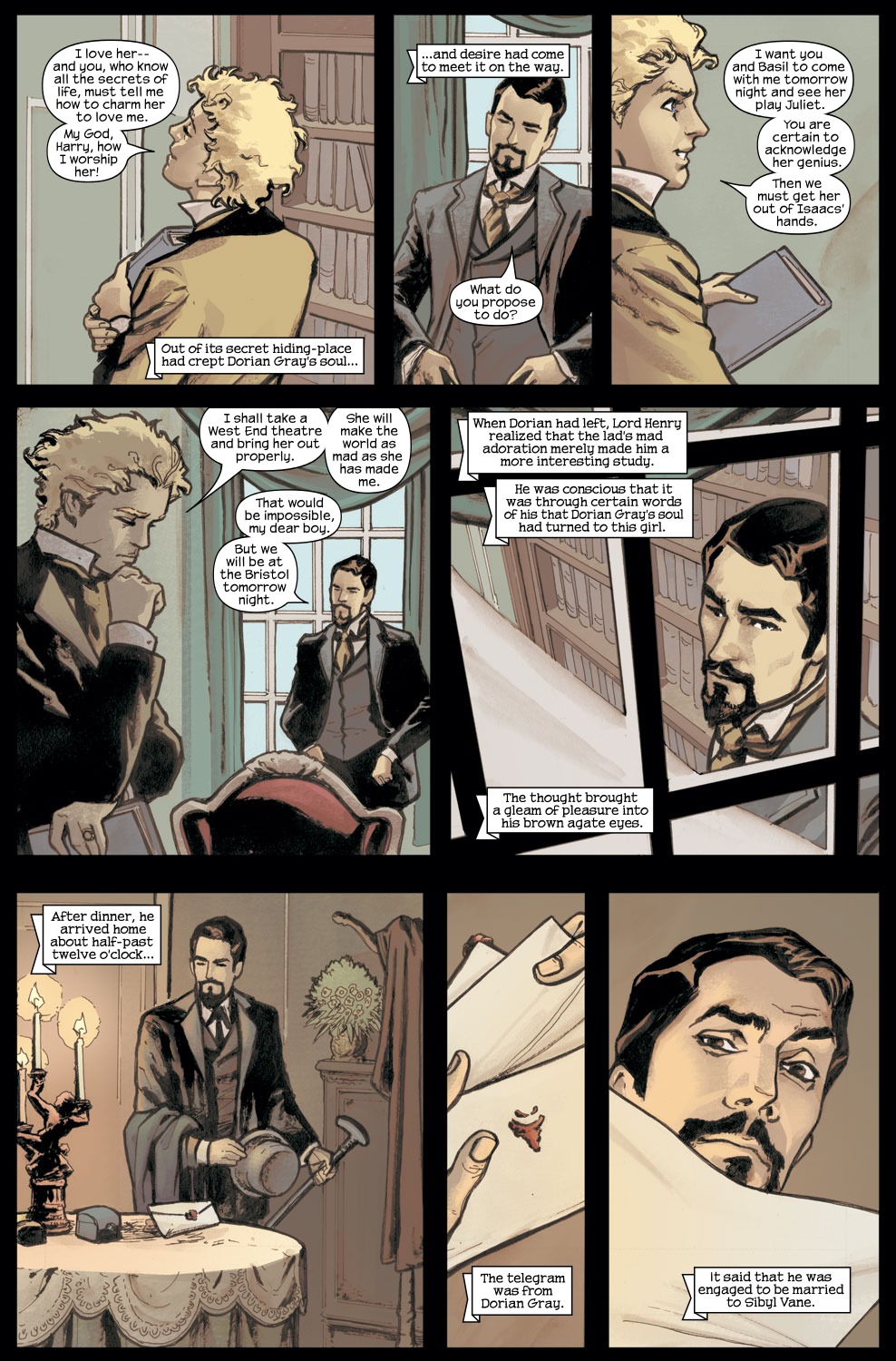 Read online Marvel Illustrated: The Picture of Dorian Gray comic -  Issue #1 - 22