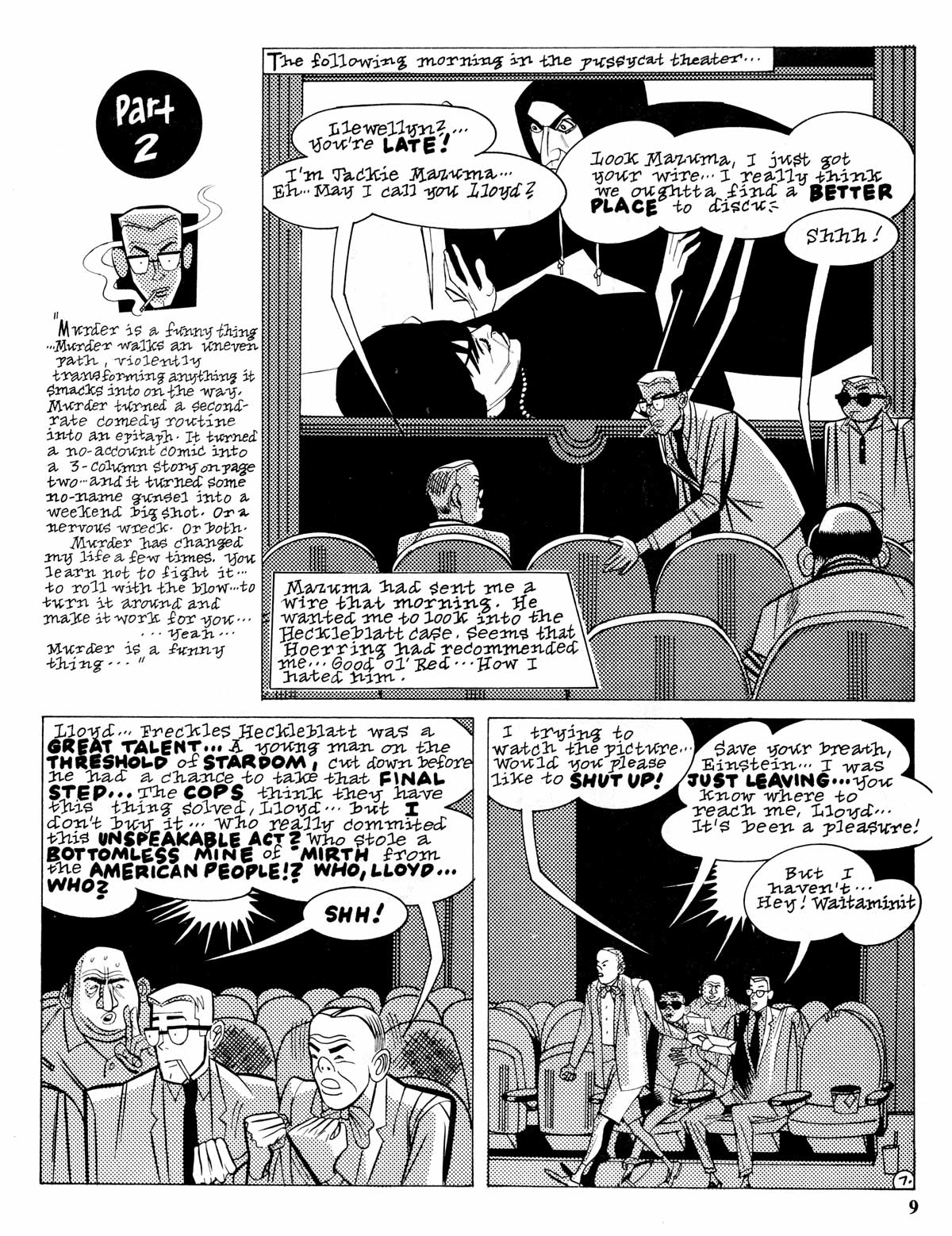 Read online Lloyd Llewellyn comic -  Issue #3 - 11