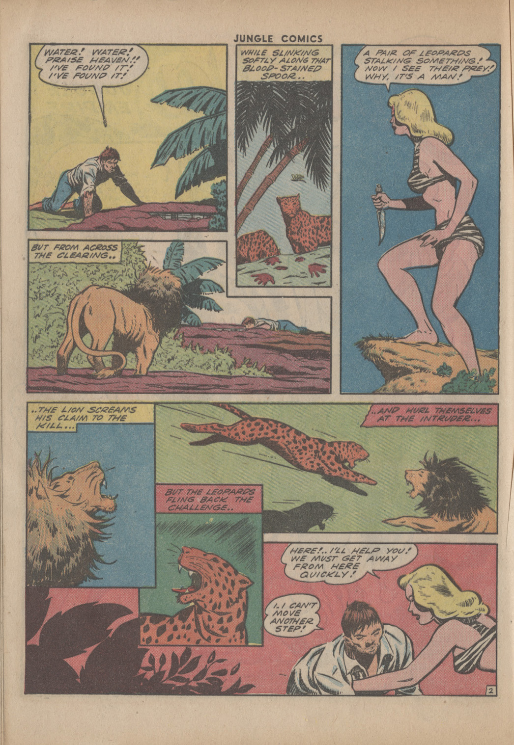 Read online Jungle Comics comic -  Issue #49 - 50
