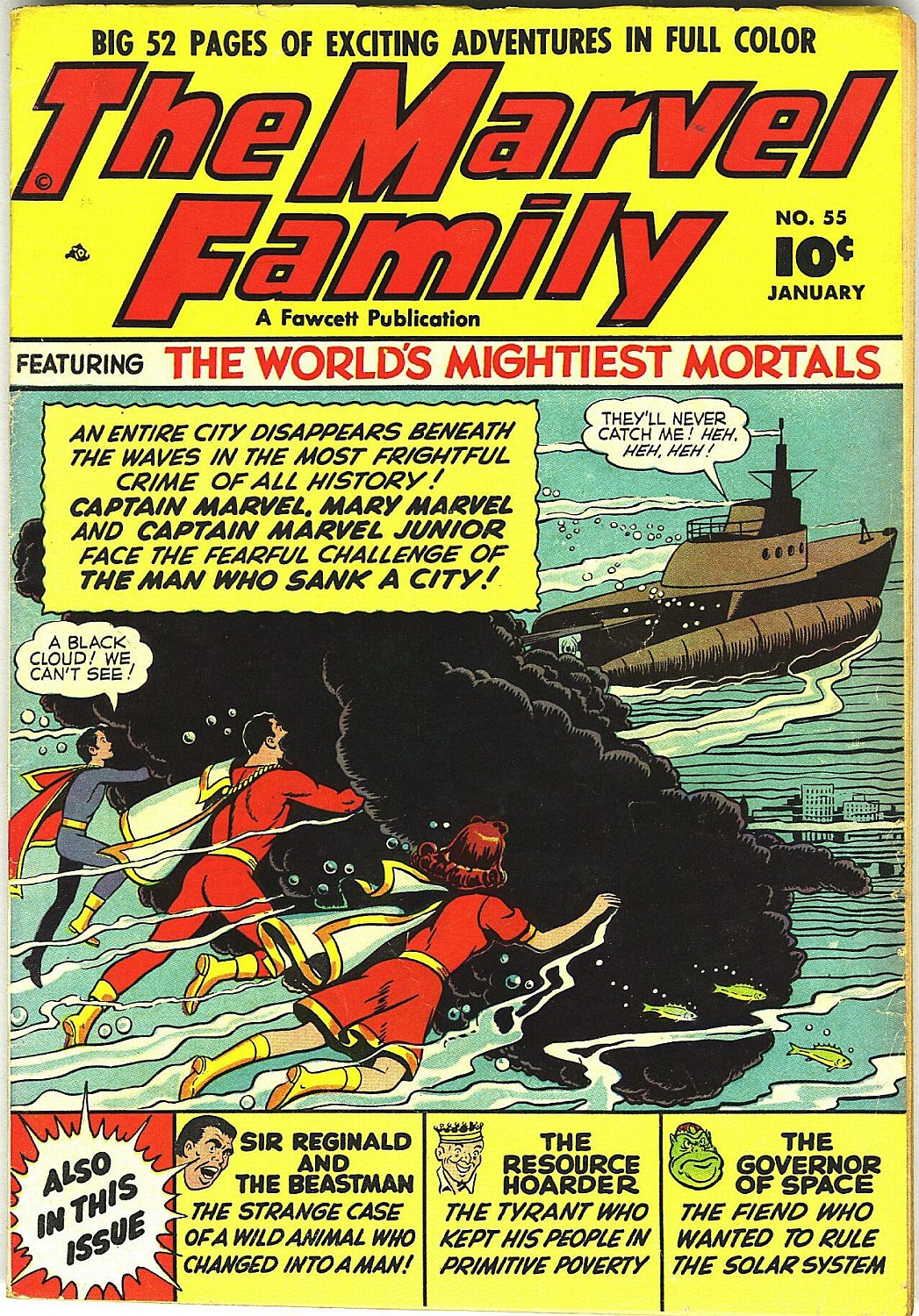 Read online The Marvel Family comic -  Issue #55 - 1