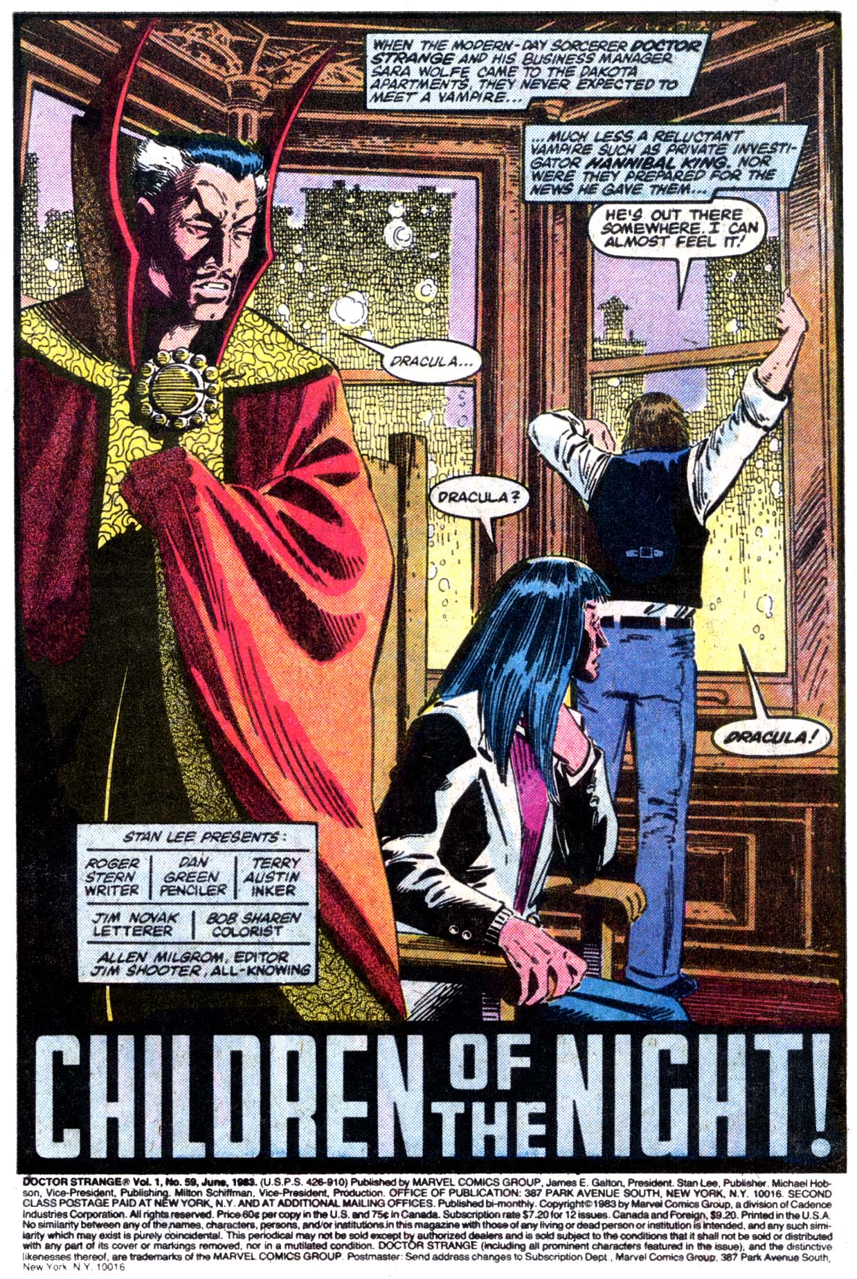 Read online Doctor Strange (1974) comic -  Issue #59 - 2