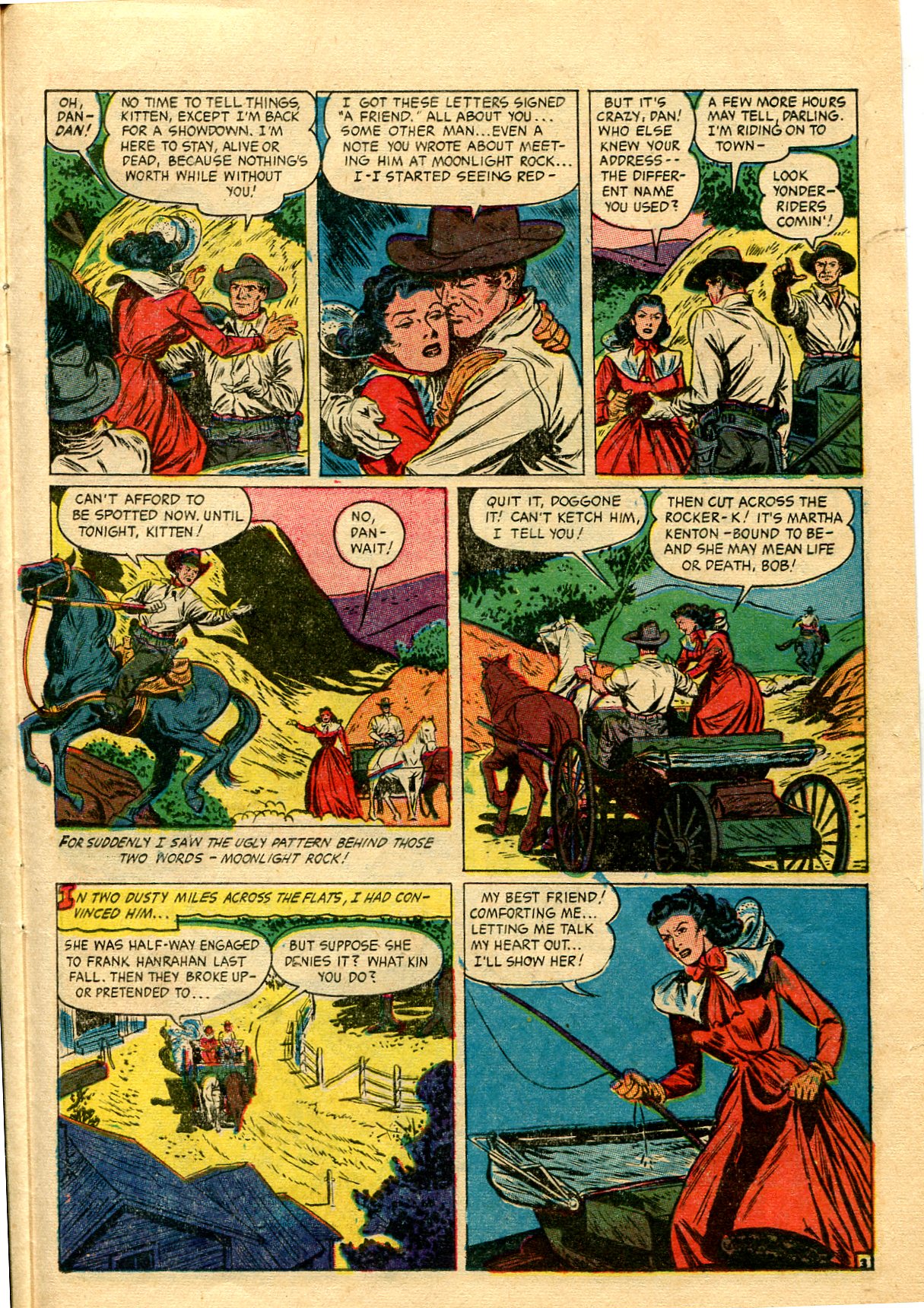 Read online Cowgirl Romances (1950) comic -  Issue #12 - 23