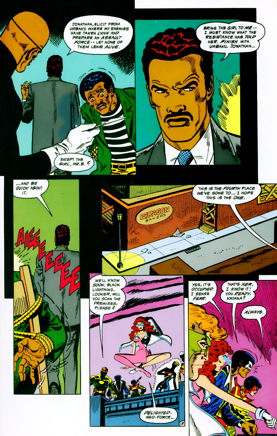 Read online The Outsiders (1985) comic -  Issue #9 - 14