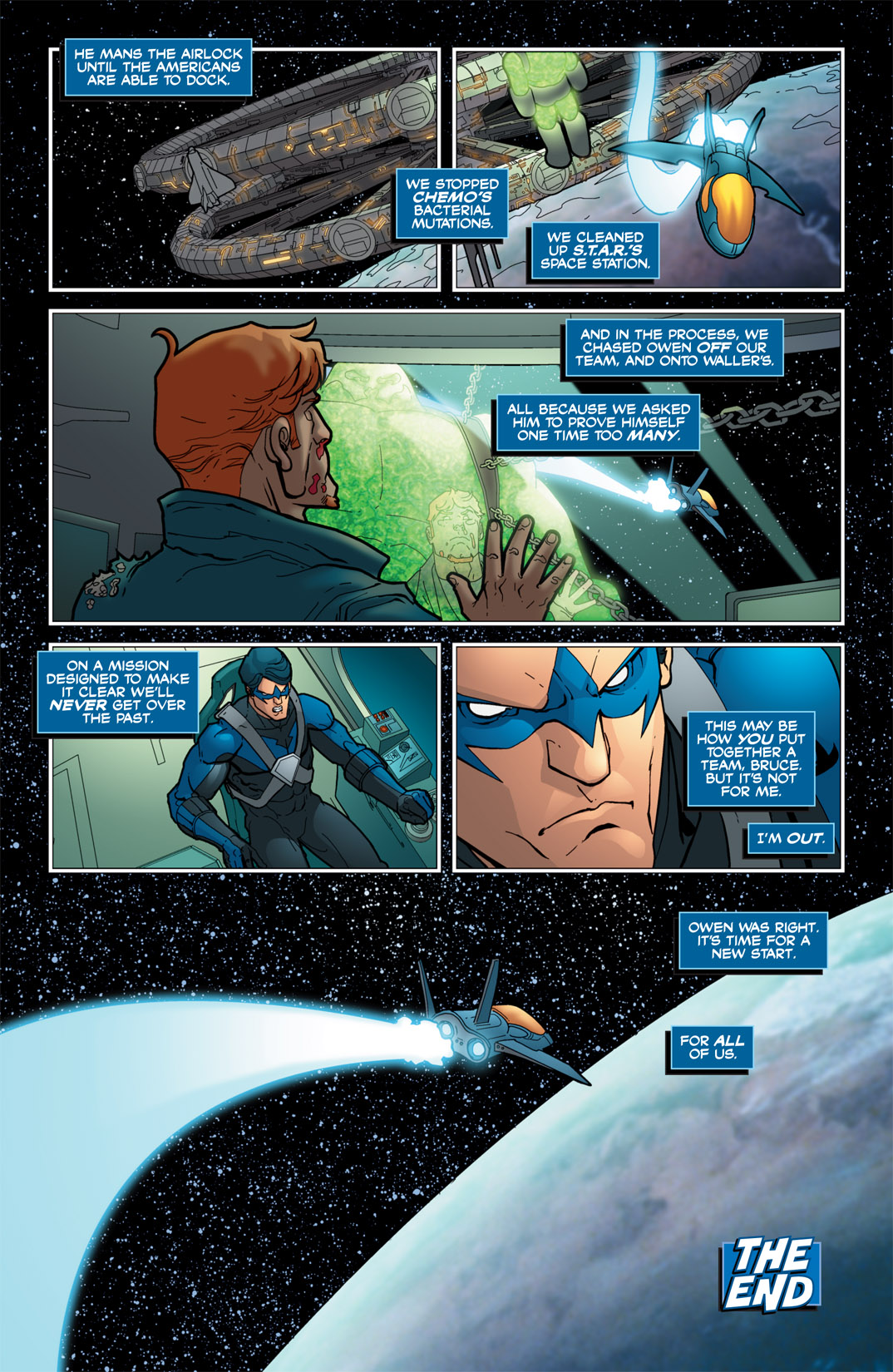 Read online Outsiders: Five of a Kind comic -  Issue # Issue Nightwing-Boomerang - 23
