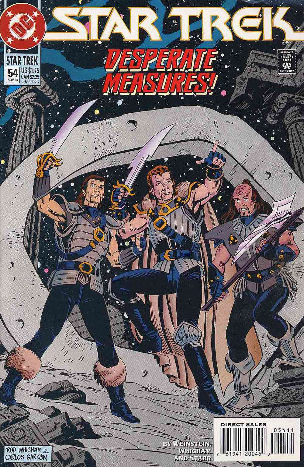 Read online Star Trek (1989) comic -  Issue #54 - 1