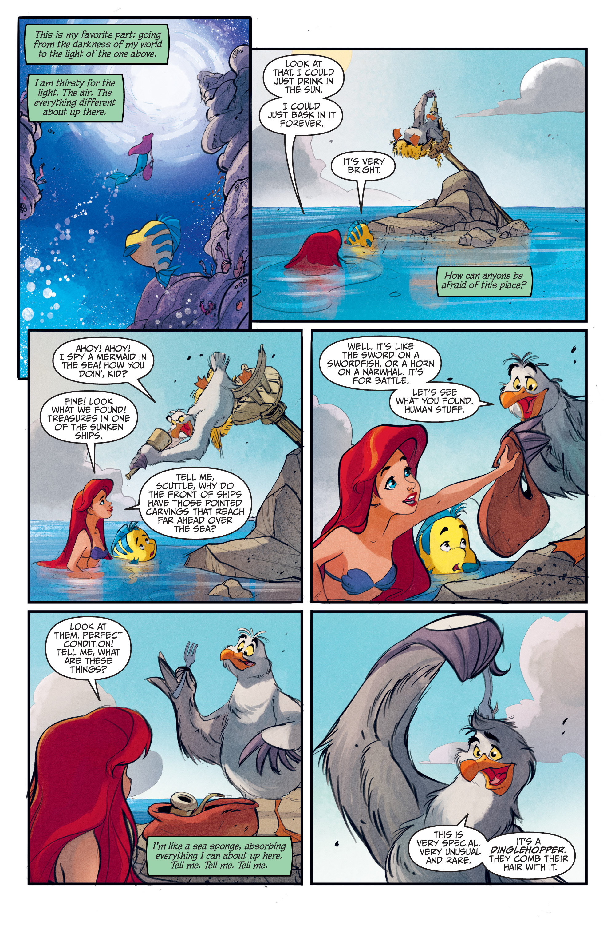 Read online Disney The Little Mermaid comic -  Issue #1 - 6