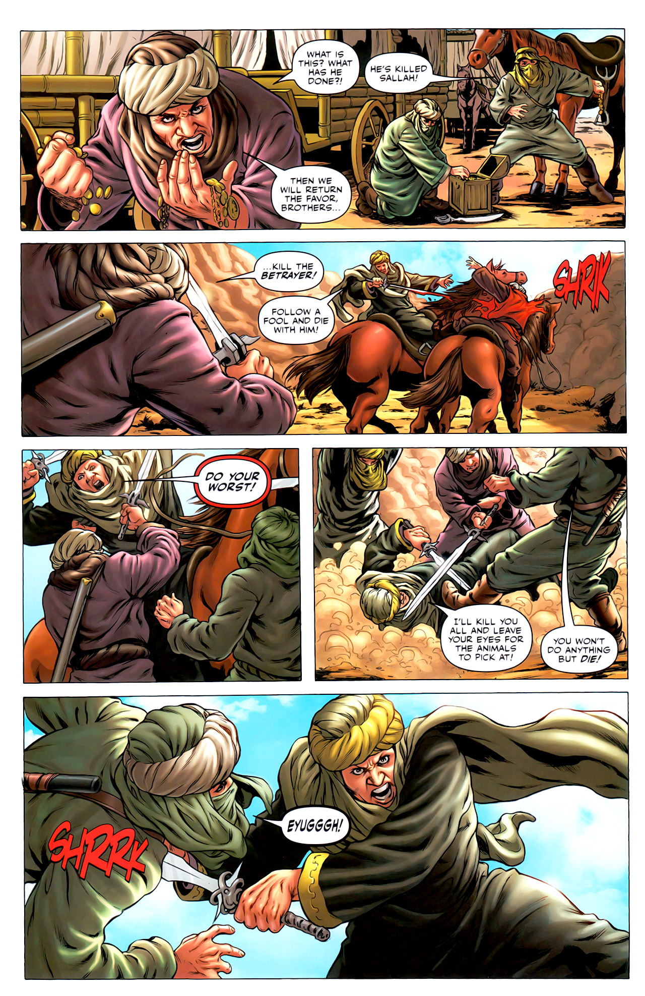 Read online Highlander Origins: The Kurgan comic -  Issue #1 - 17