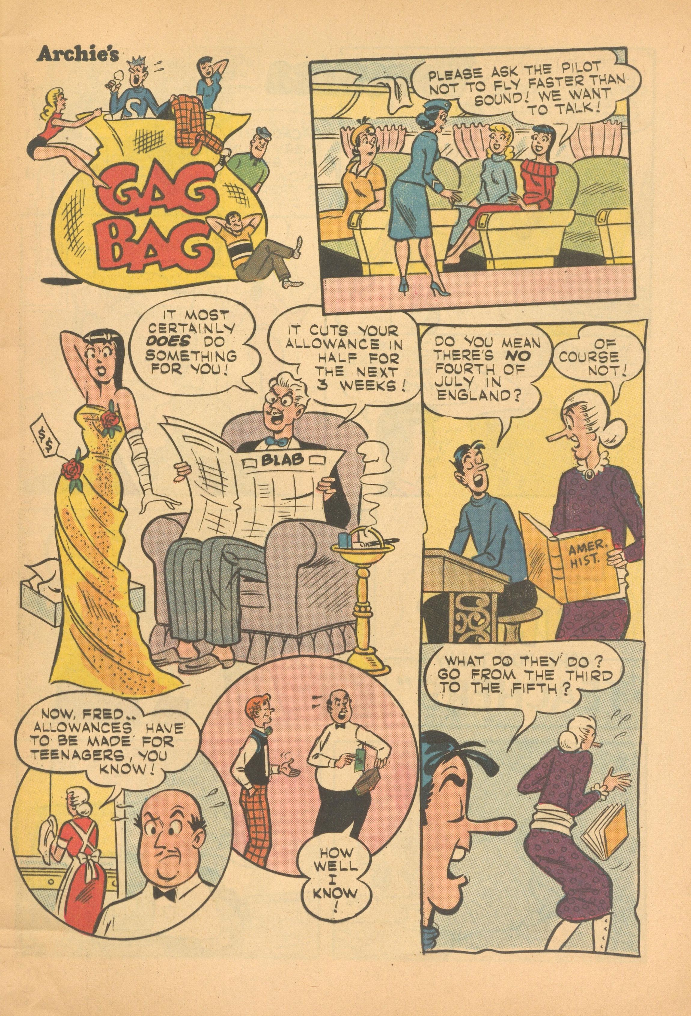 Read online Archie's Joke Book Magazine comic -  Issue #55 - 5