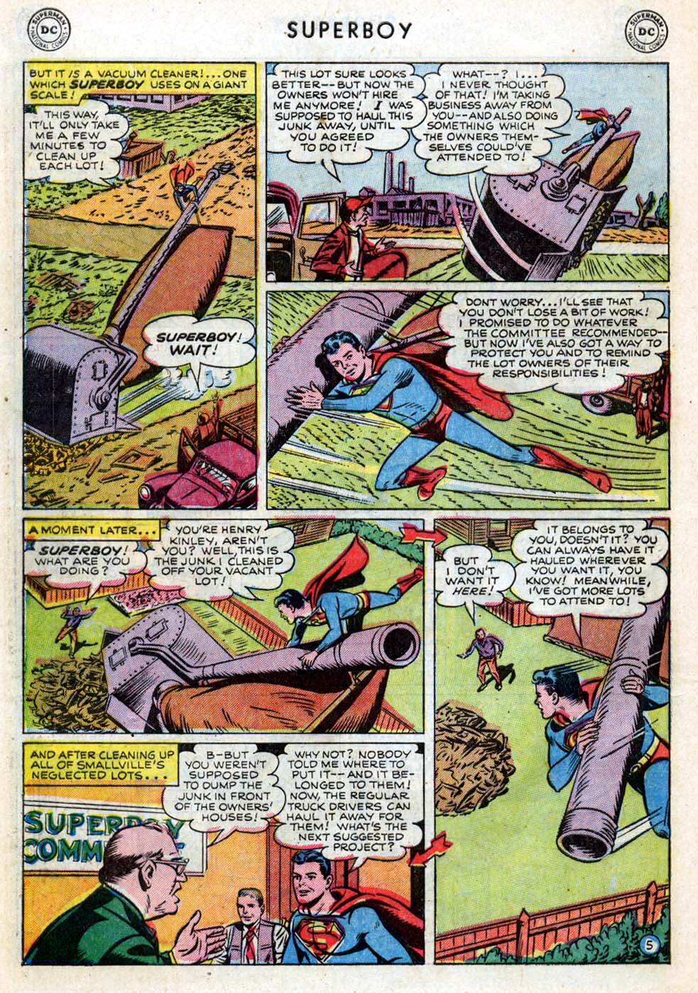 Read online Superboy (1949) comic -  Issue #24 - 29