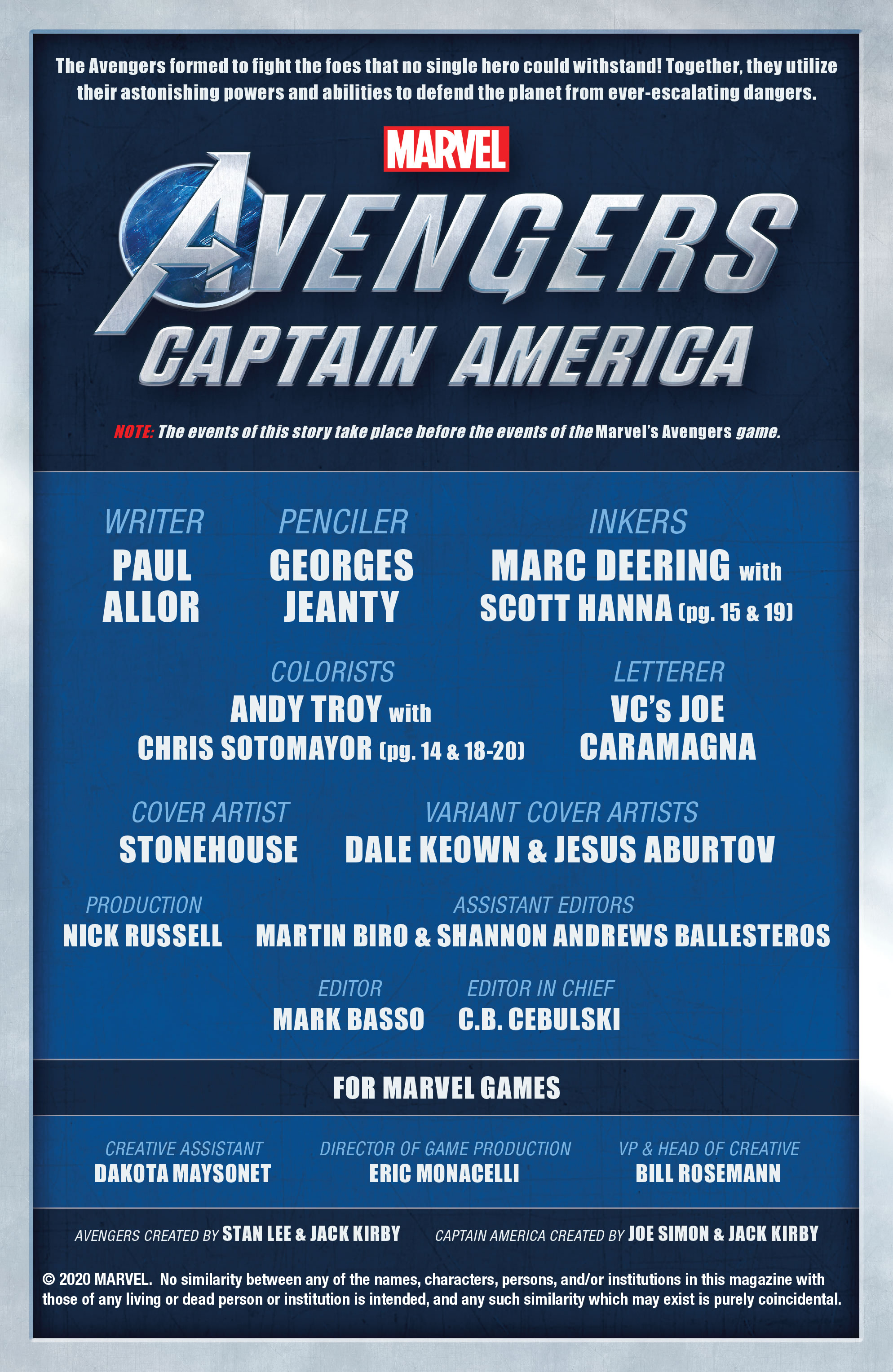 Read online Marvel's Avengers comic -  Issue # Captain America - 2