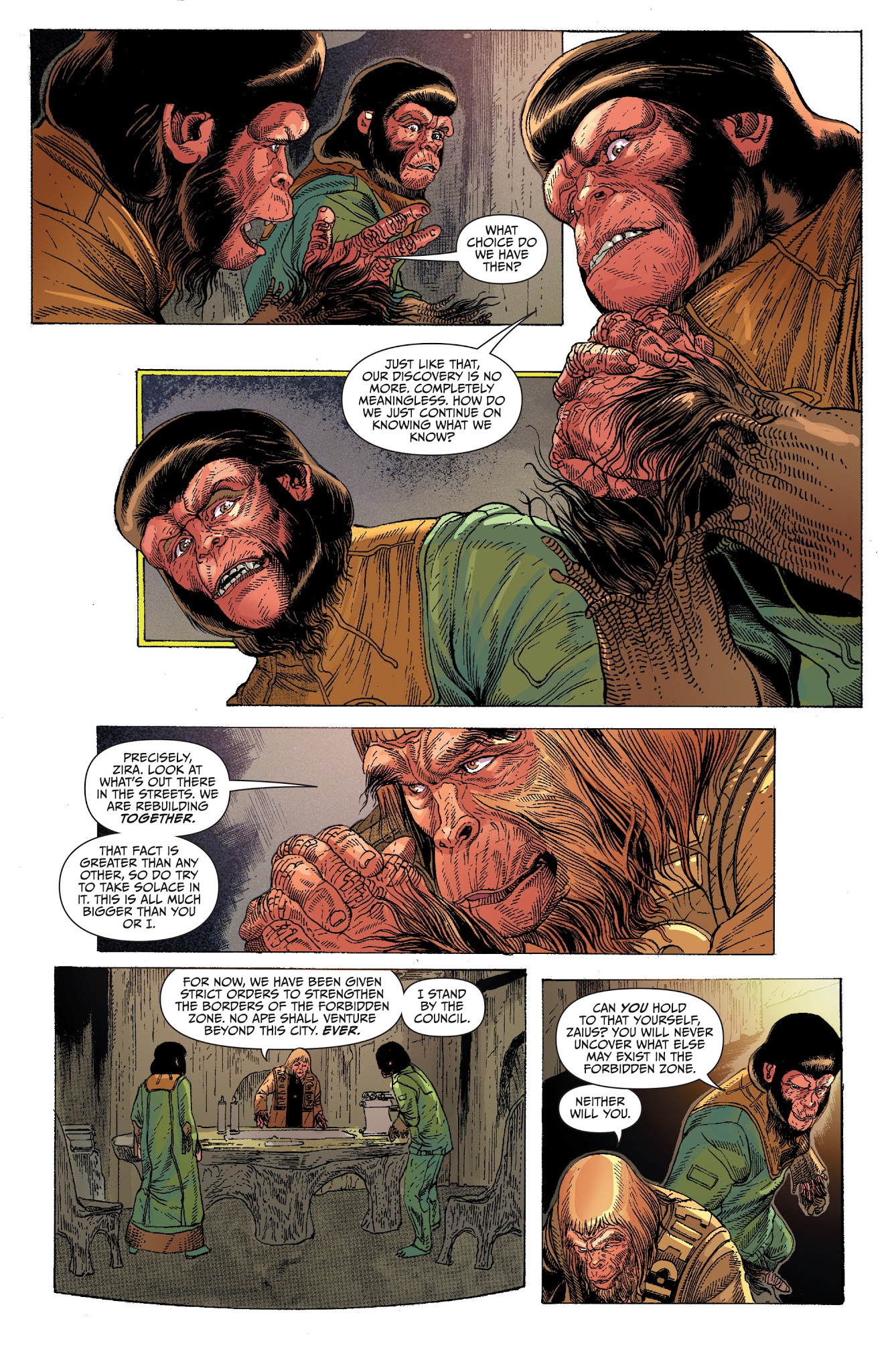 Read online Kong on the Planet of the Apes comic -  Issue #6 - 20