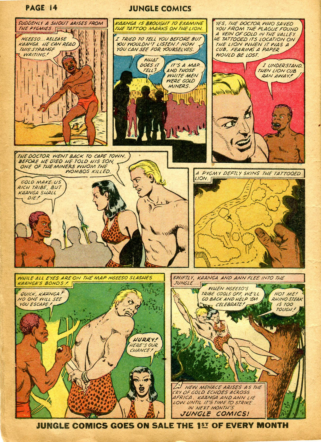 Read online Jungle Comics comic -  Issue #32 - 17