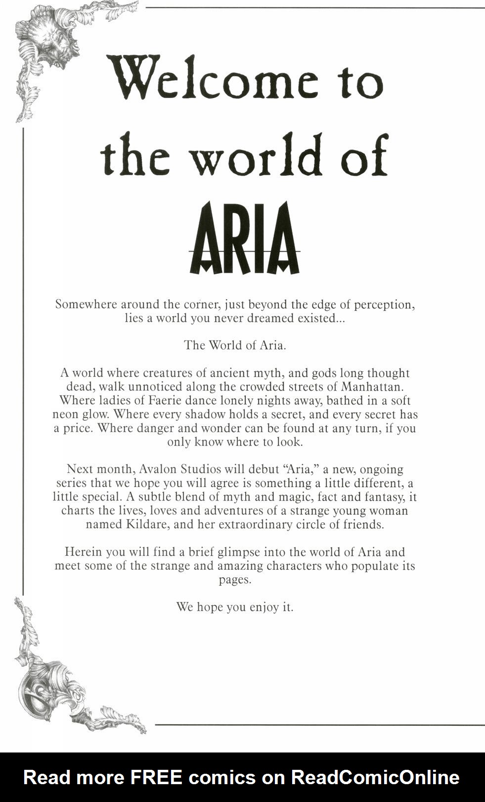 Read online Aria comic -  Issue # _Preview - 2