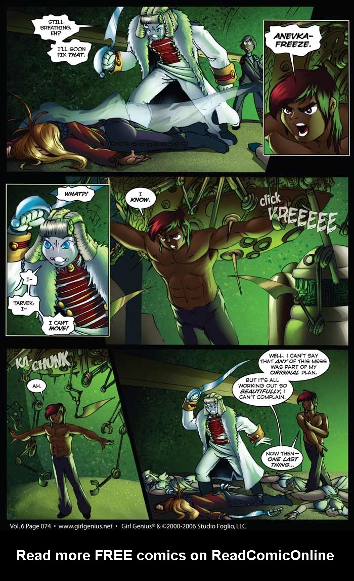 Read online Girl Genius (2002) comic -  Issue #6 - 75