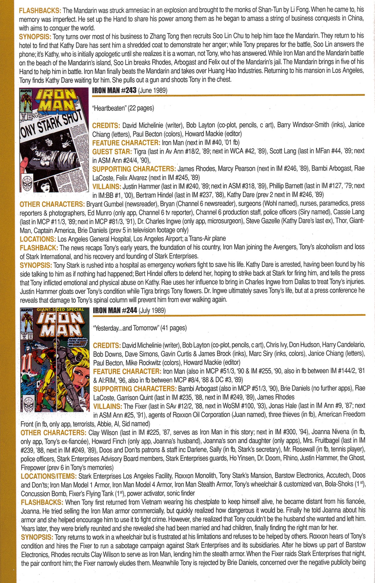 Read online Official Index to the Marvel Universe comic -  Issue #7 - 36