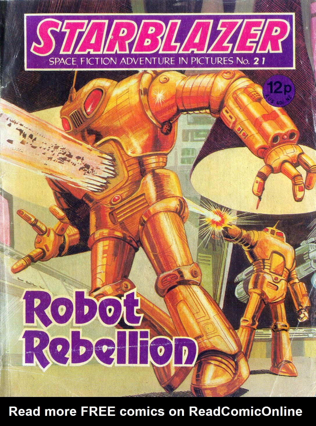 Read online Starblazer comic -  Issue #21 - 1