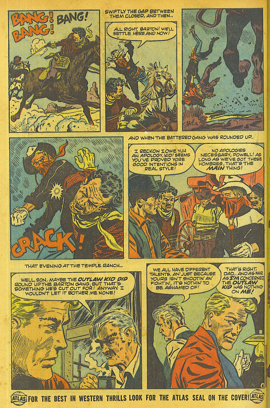 Read online The Outlaw Kid (1954) comic -  Issue #2 - 32