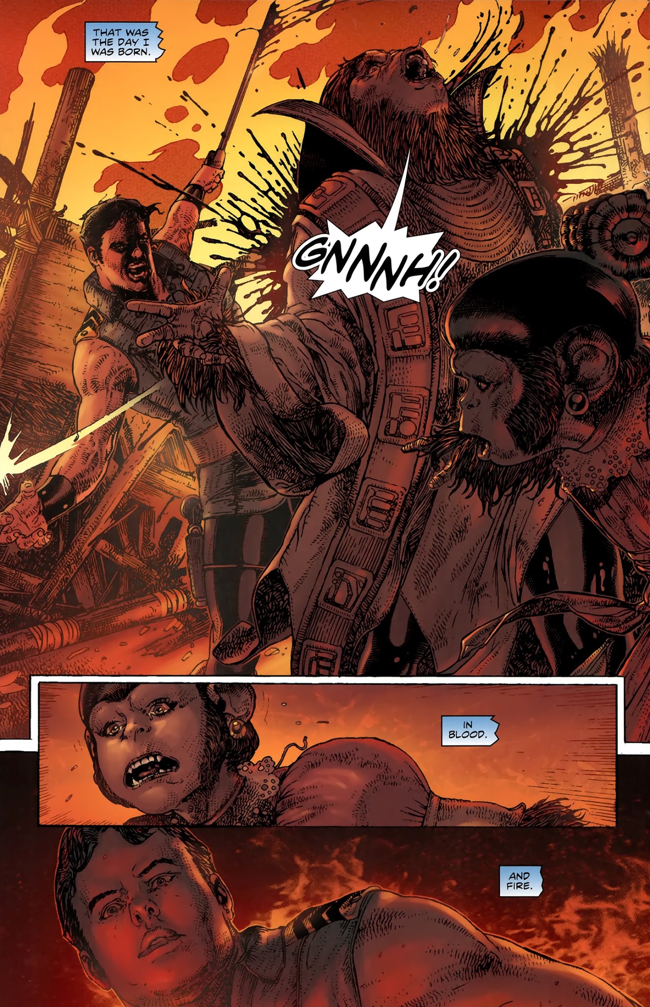 Read online Planet of the Apes (2011) comic -  Issue #10 - 14