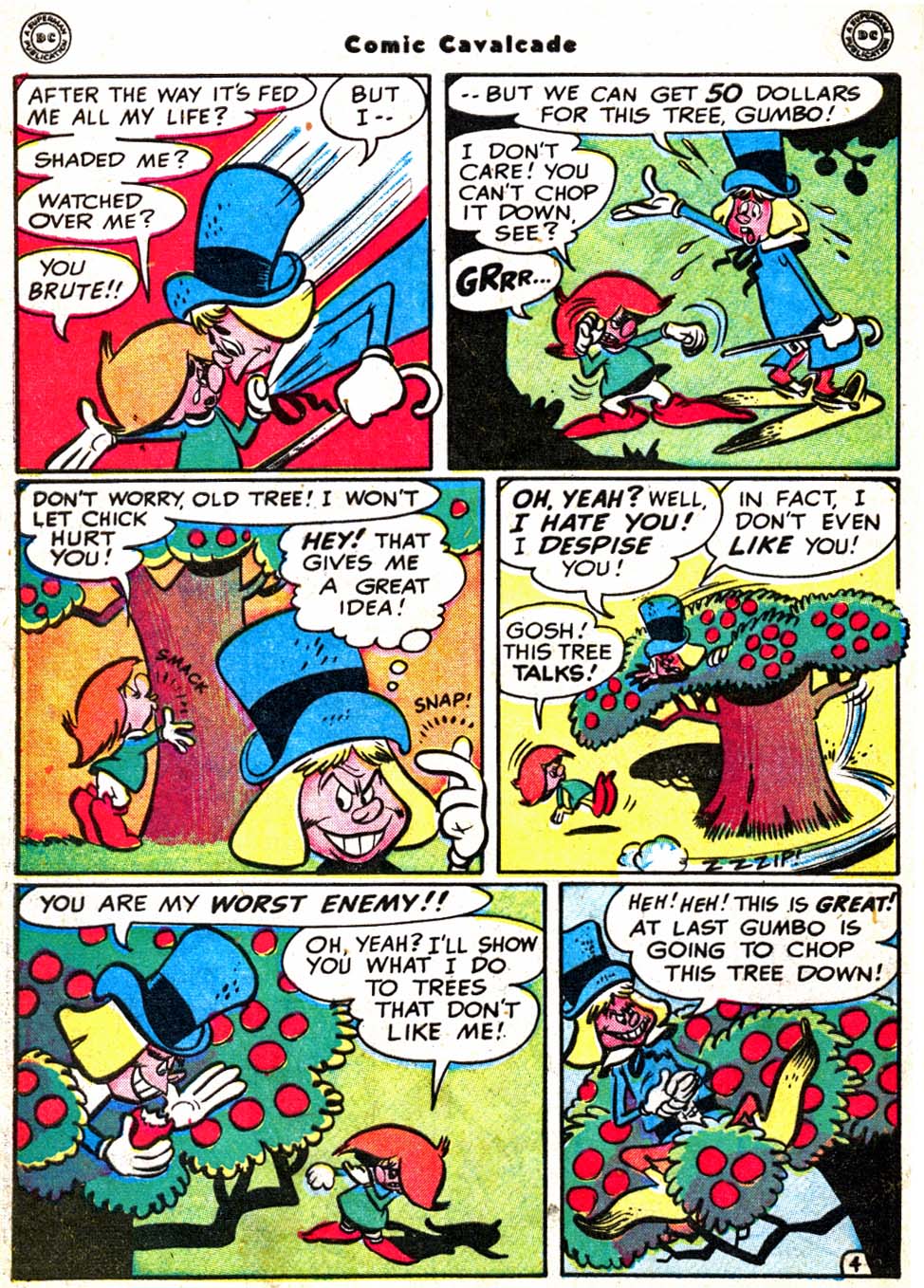 Read online Comic Cavalcade comic -  Issue #31 - 46