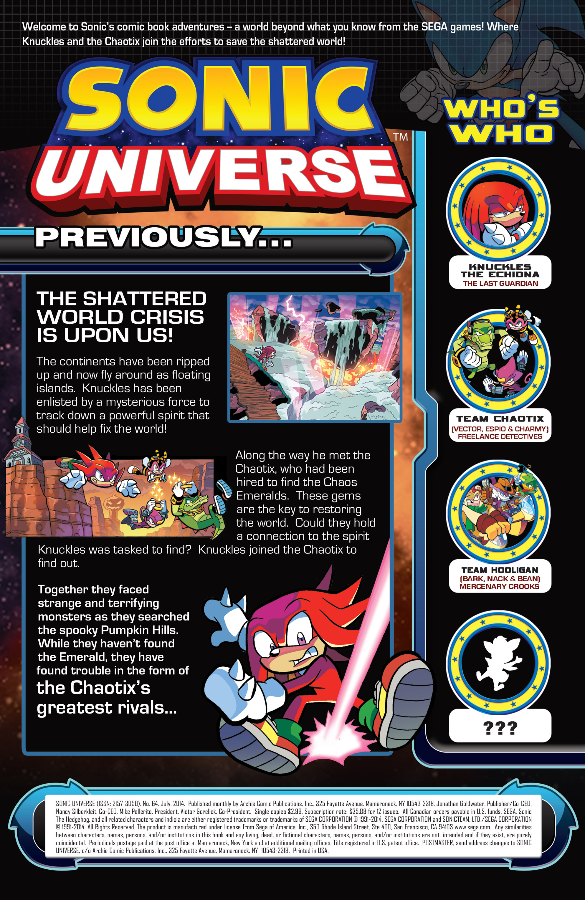 Read online Sonic Universe comic -  Issue #64 - 2