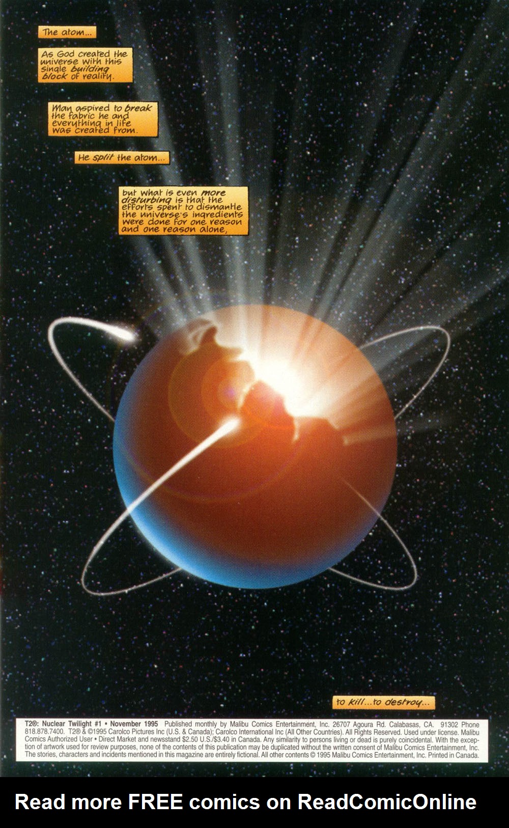 Read online T2: Nuclear Twilight comic -  Issue #1 - 2
