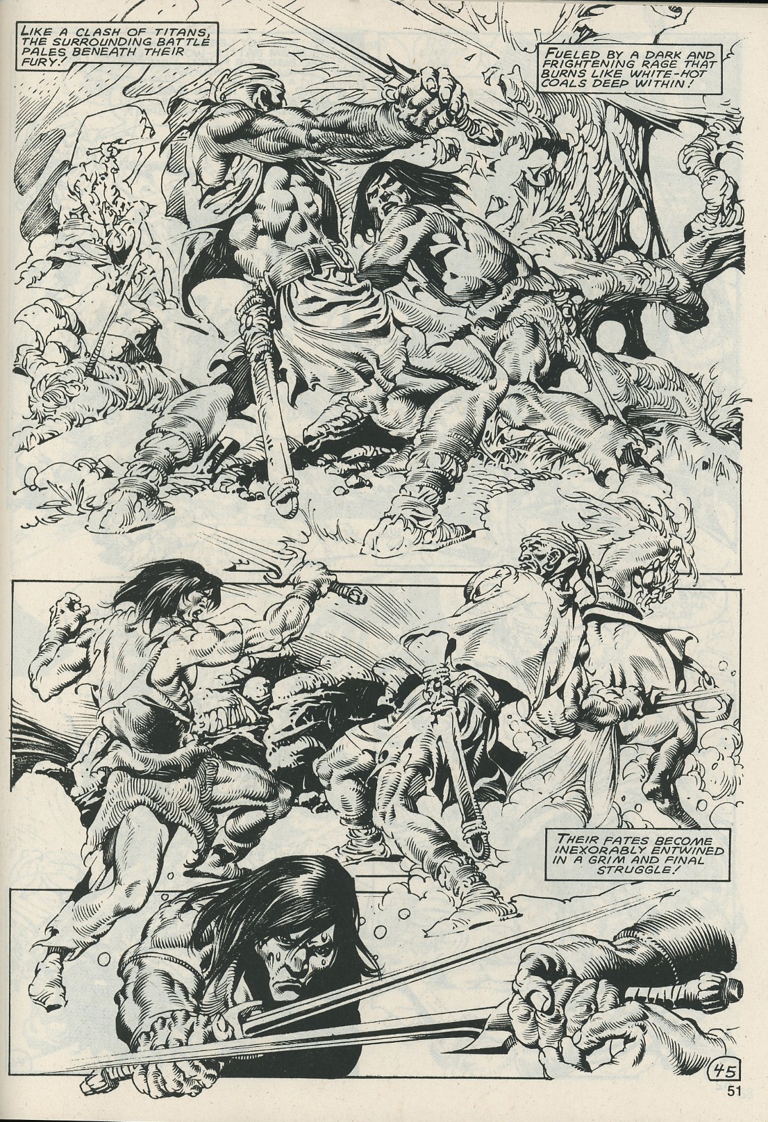 Read online The Savage Sword Of Conan comic -  Issue #121 - 51