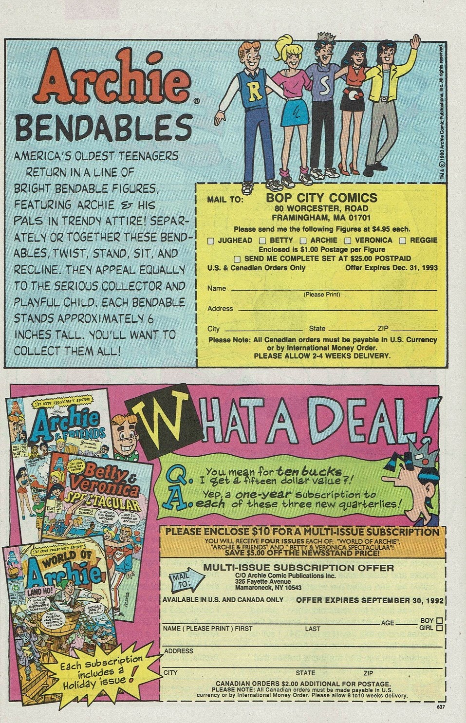 Read online Archie & Friends (1992) comic -  Issue #1 - 12