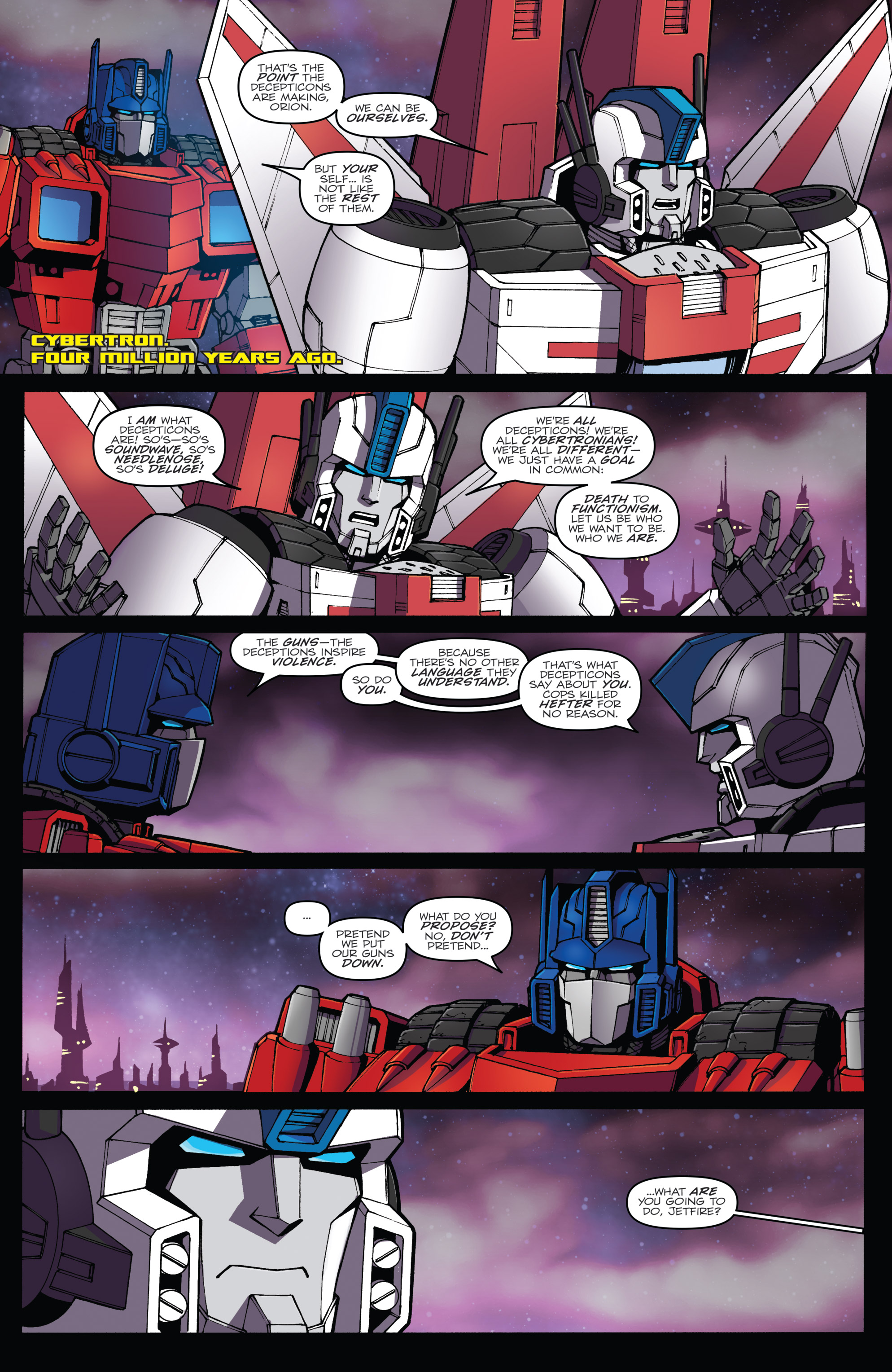 Read online Optimus Prime comic -  Issue #8 - 16