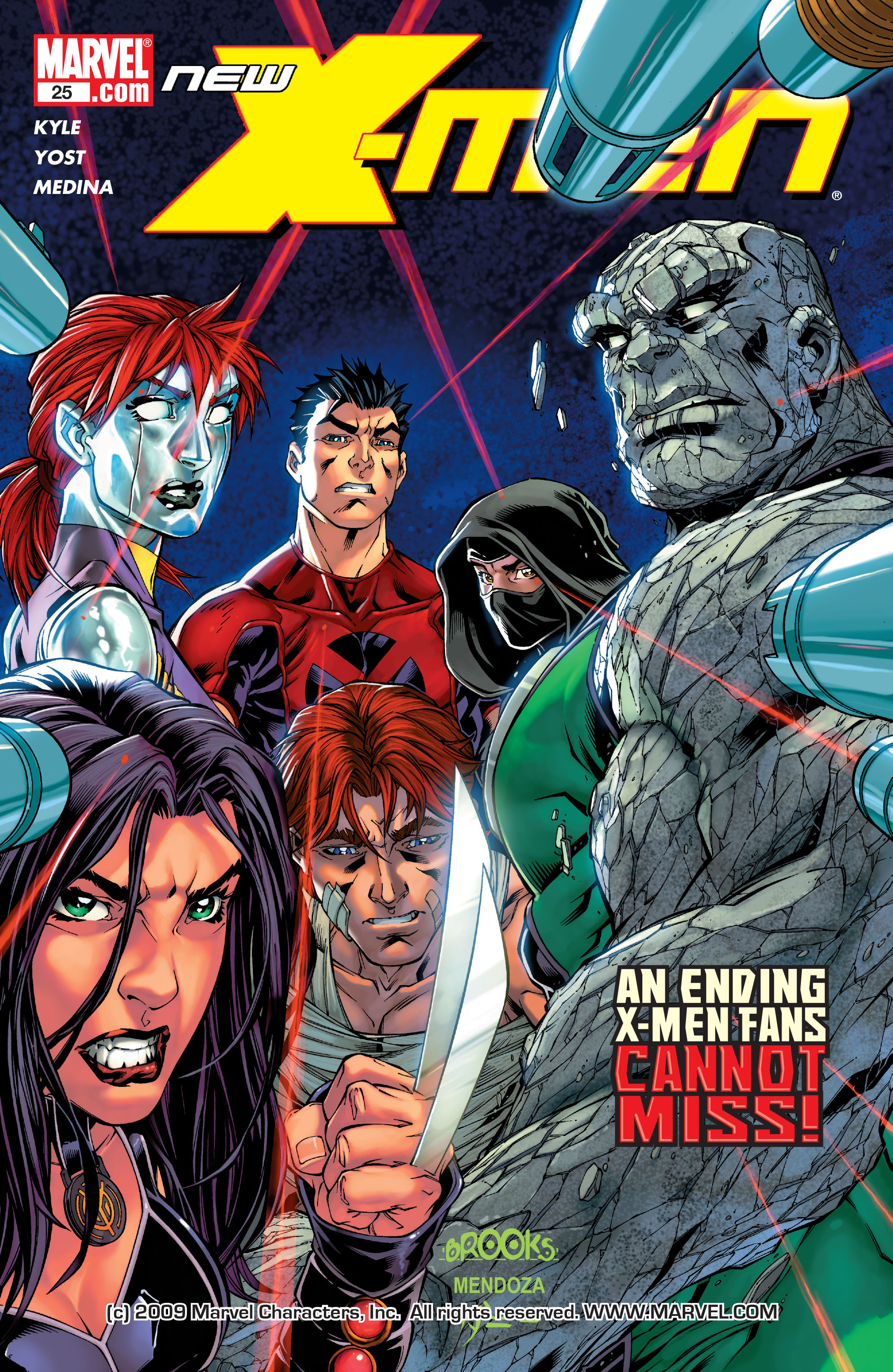Read online New X-Men (2004) comic -  Issue #25 - 1