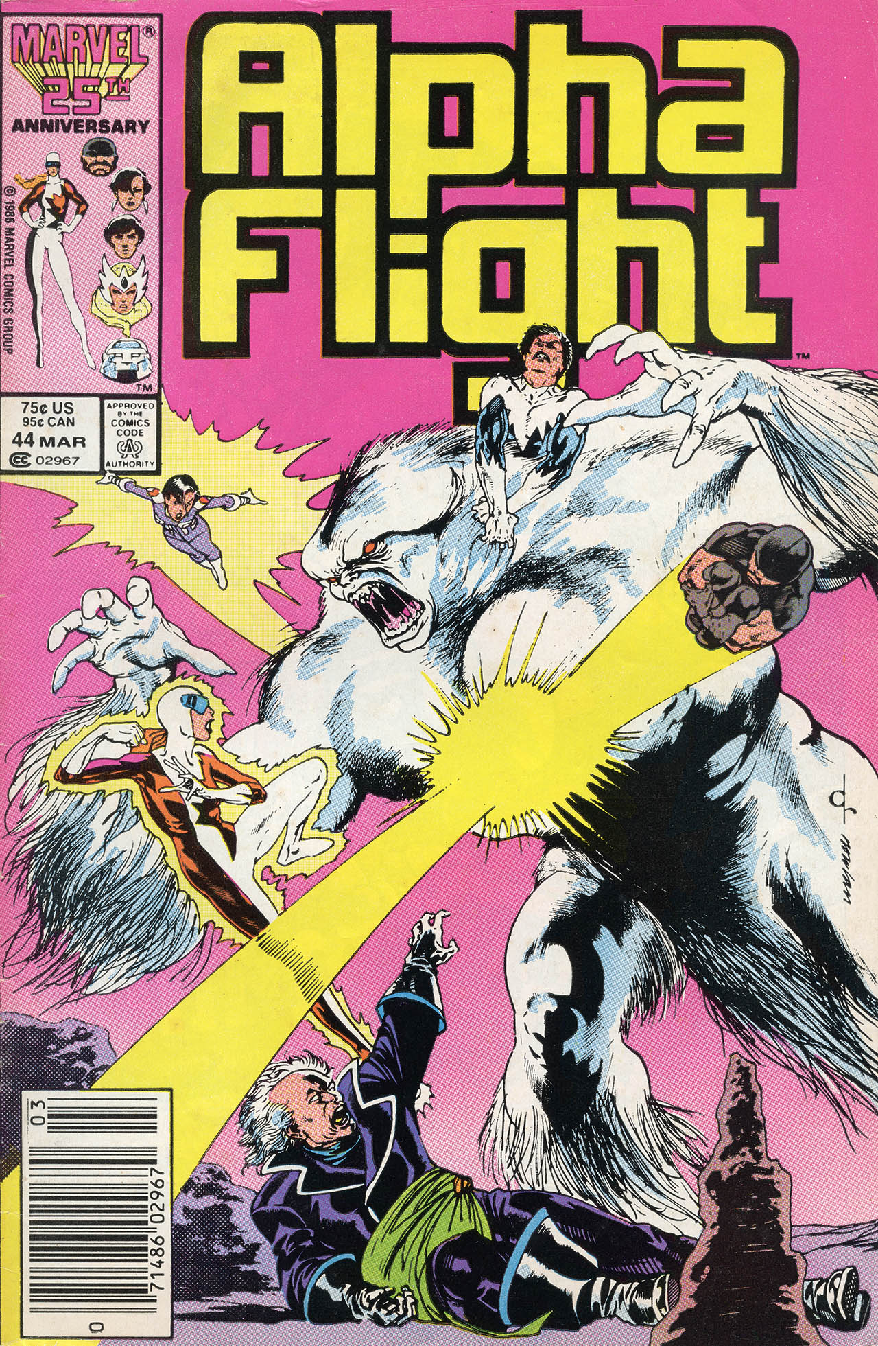 Read online Alpha Flight (1983) comic -  Issue #44 - 1