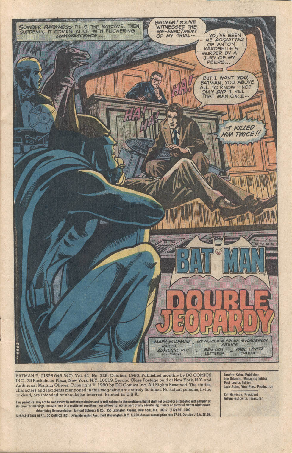 Batman (1940) issue 328 - Page 3