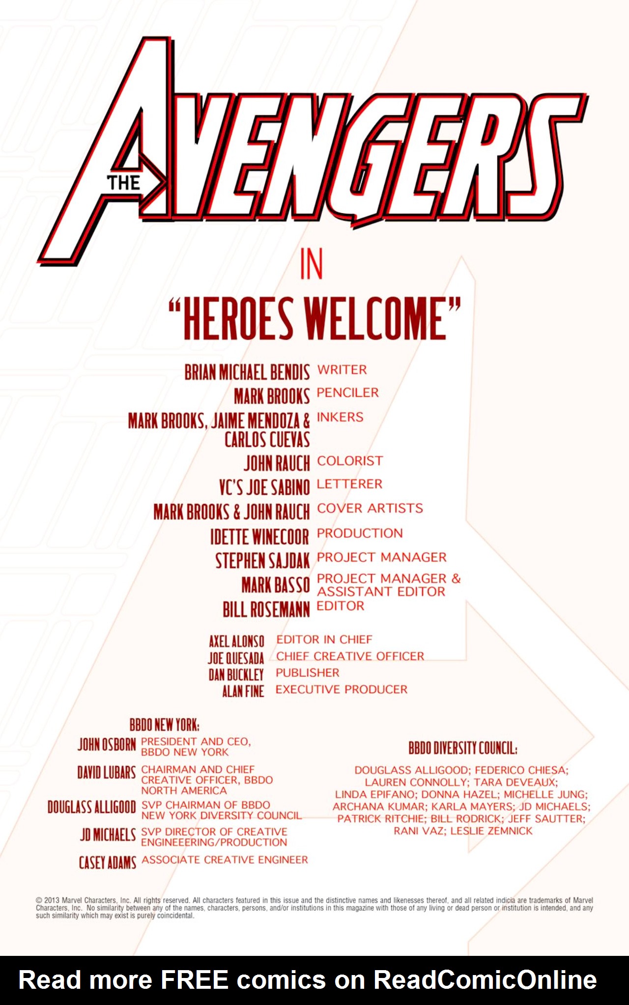 Read online Avengers: Heroes Welcome comic -  Issue # Full - 2