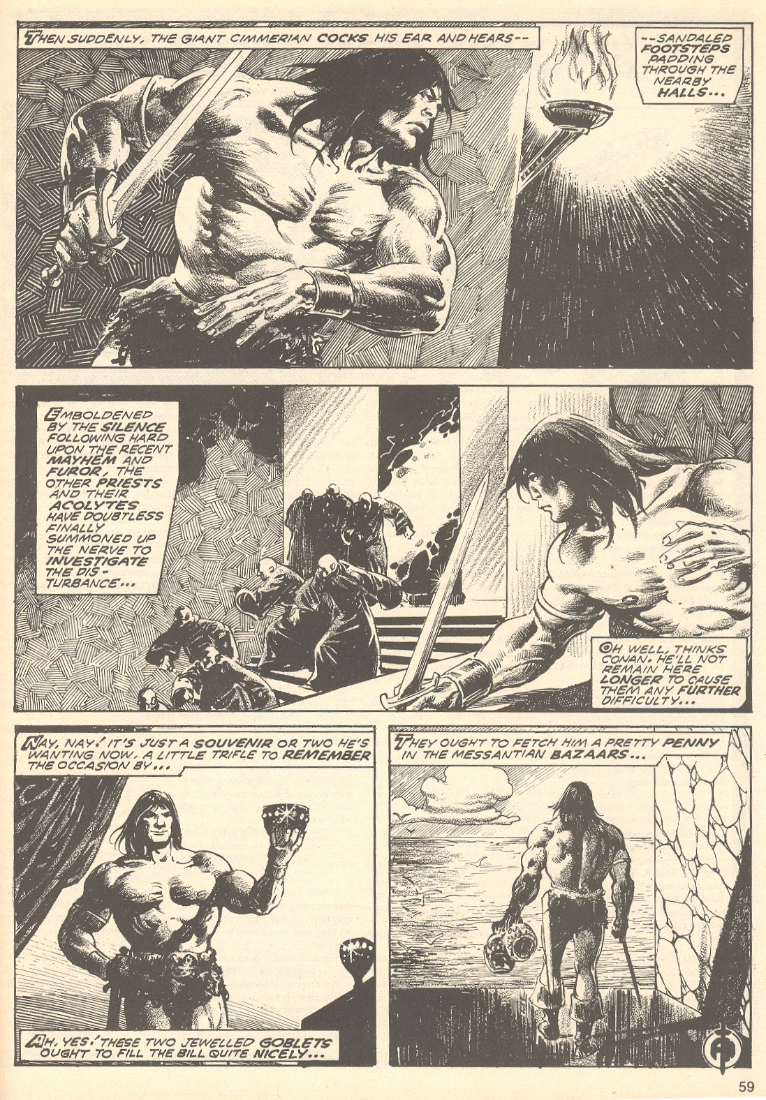 Read online The Savage Sword Of Conan comic -  Issue #75 - 59