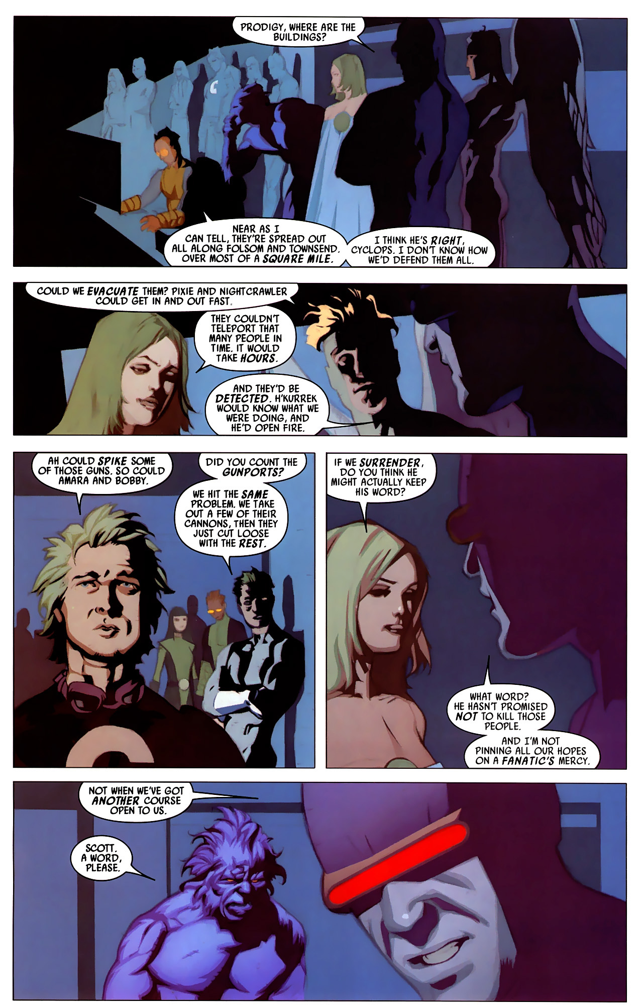 Read online Secret Invasion: X-Men comic -  Issue #4 - 5