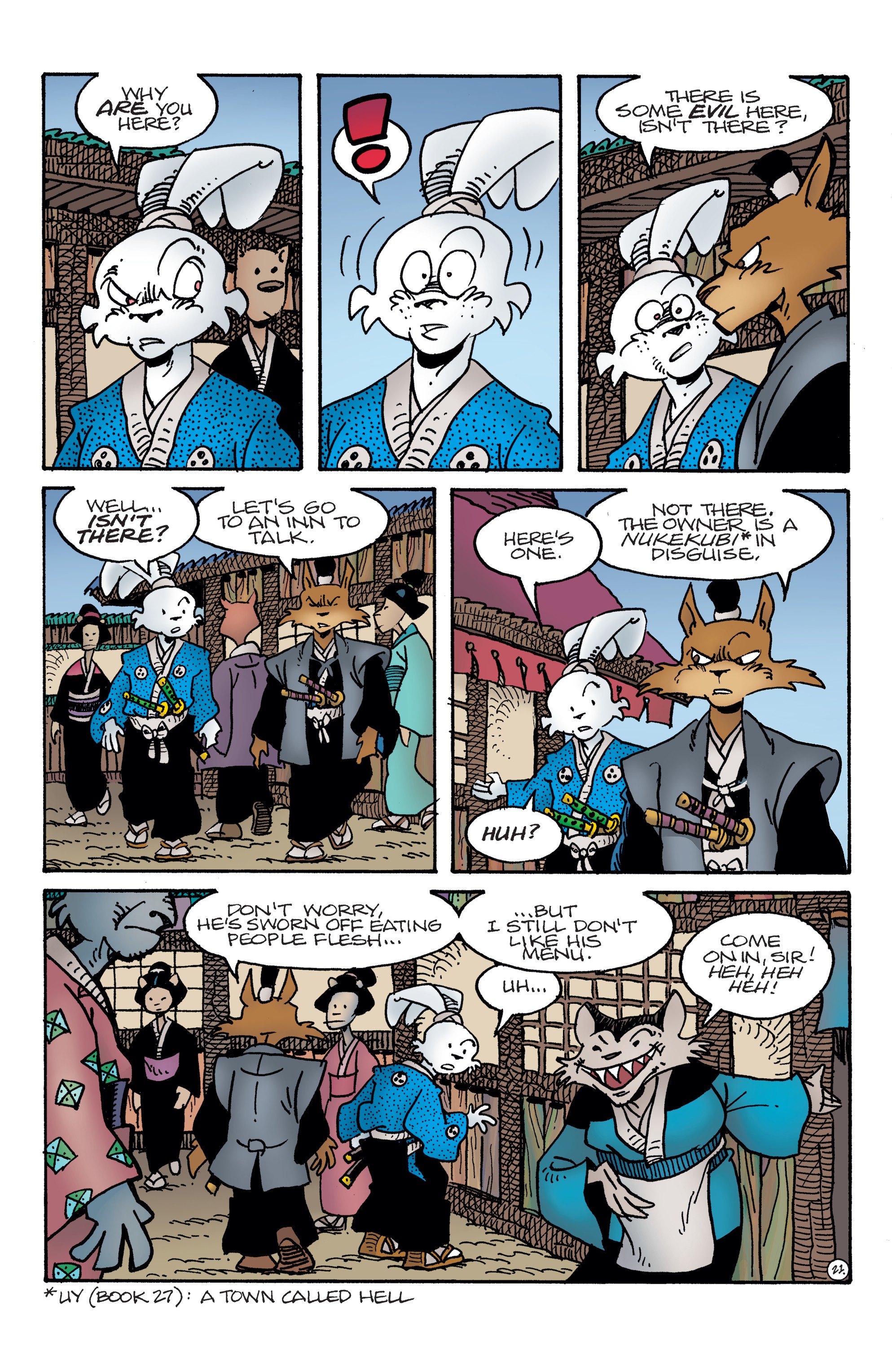 Read online Usagi Yojimbo (2019) comic -  Issue #1 - 22