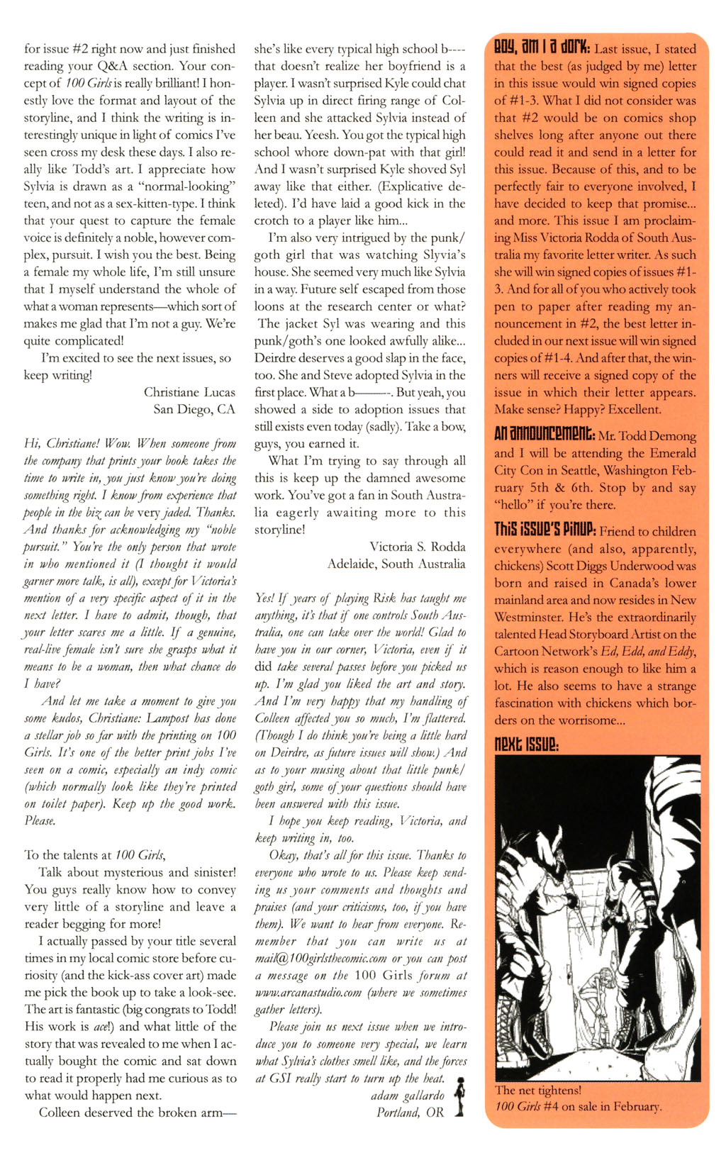 Read online 100 Girls comic -  Issue #3 - 26