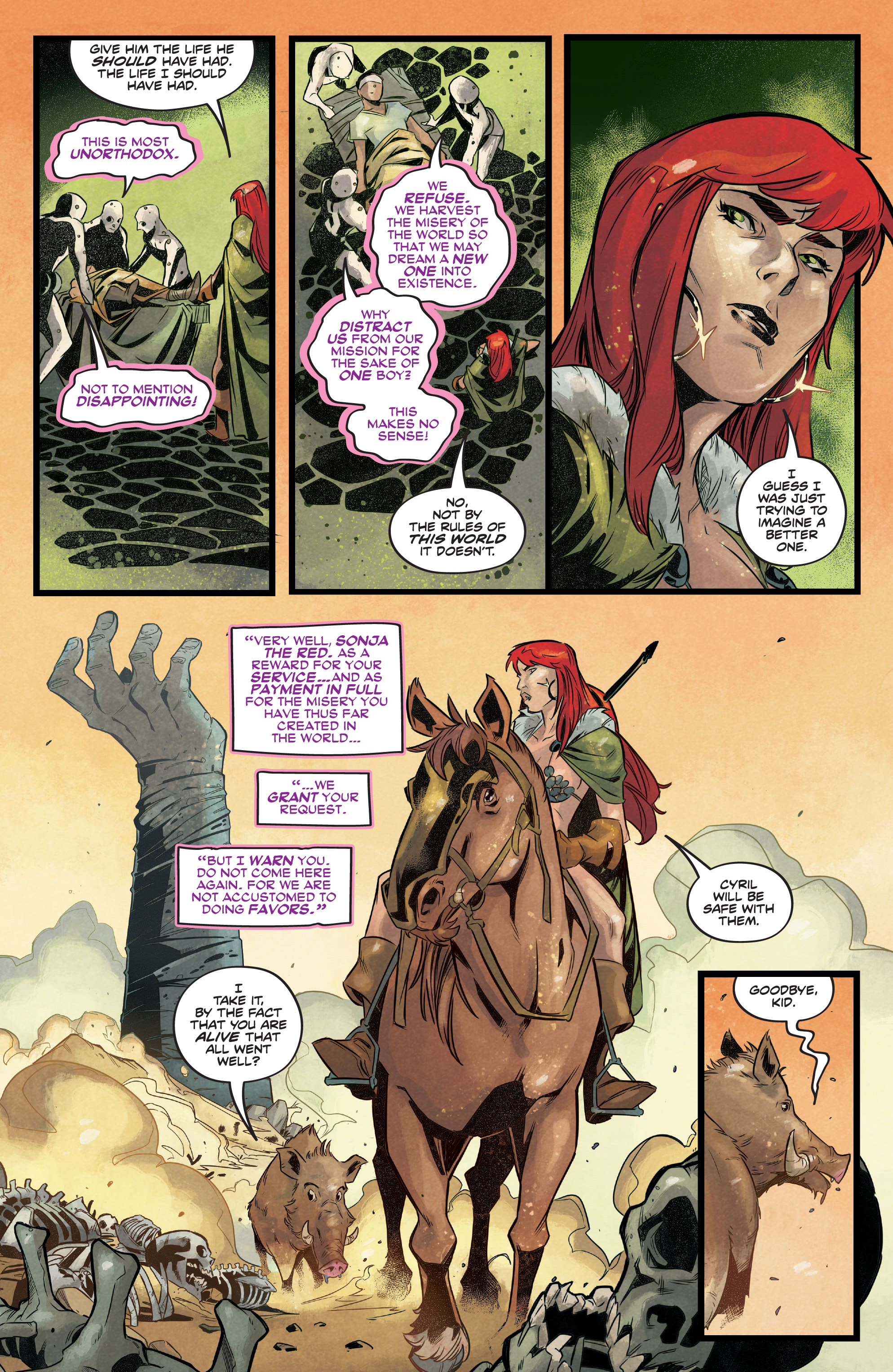 Read online Red Sonja (2019) comic -  Issue #24 - 24