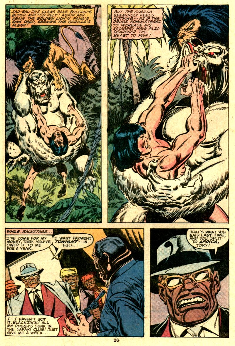 Read online Tarzan (1977) comic -  Issue #27 - 15