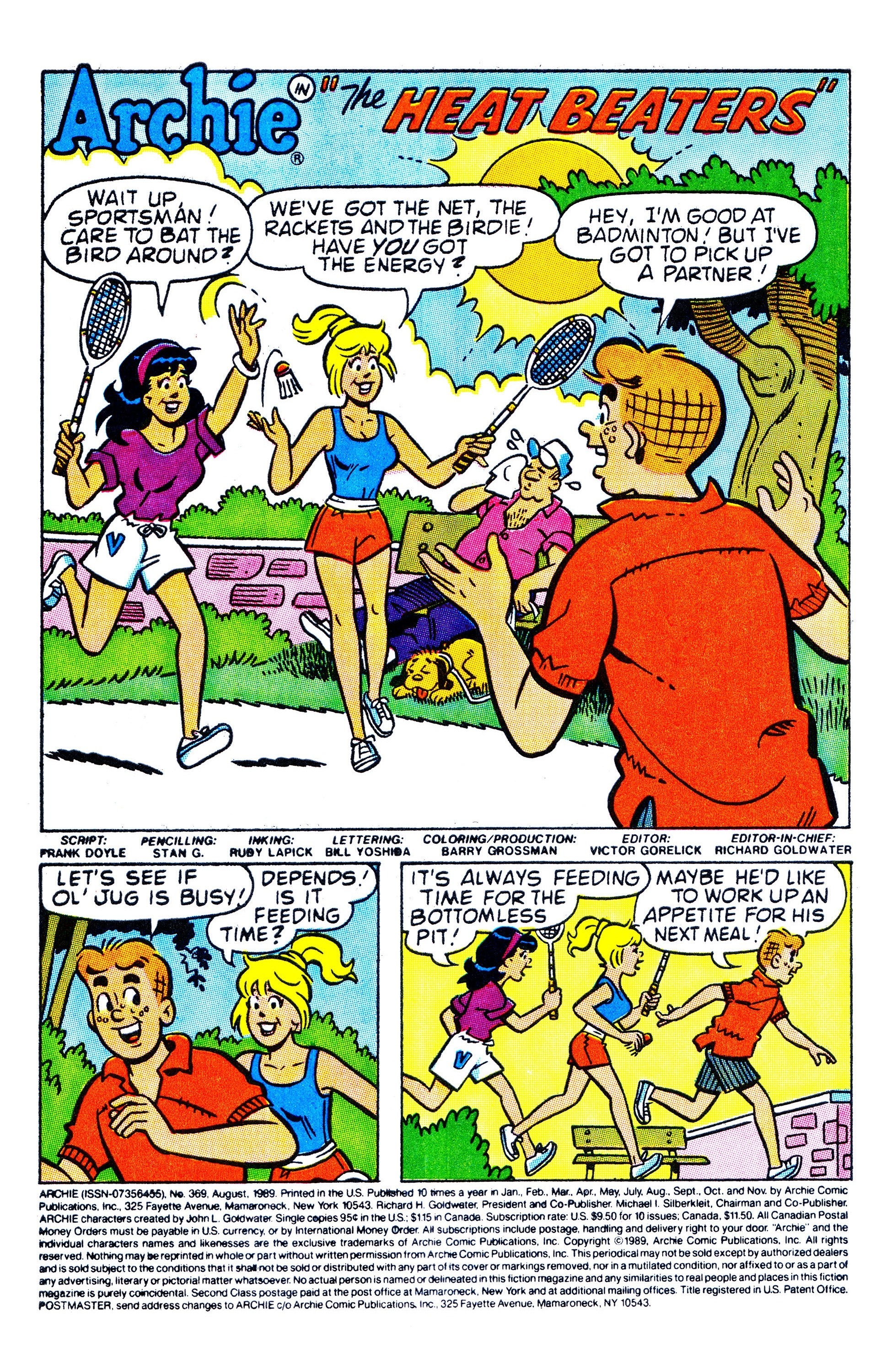 Read online Archie (1960) comic -  Issue #369 - 2