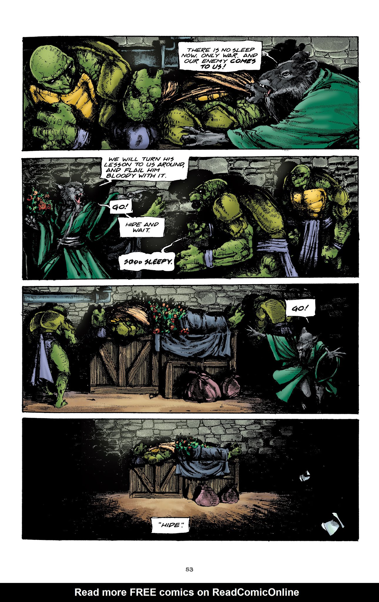 Read online Teenage Mutant Ninja Turtles Legends: Soul's Winter By Michael Zulli comic -  Issue # TPB - 49