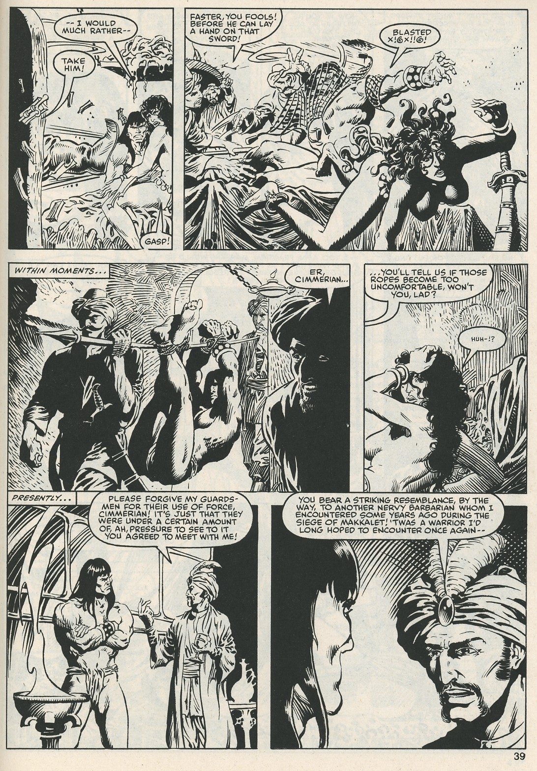 Read online The Savage Sword Of Conan comic -  Issue #112 - 40