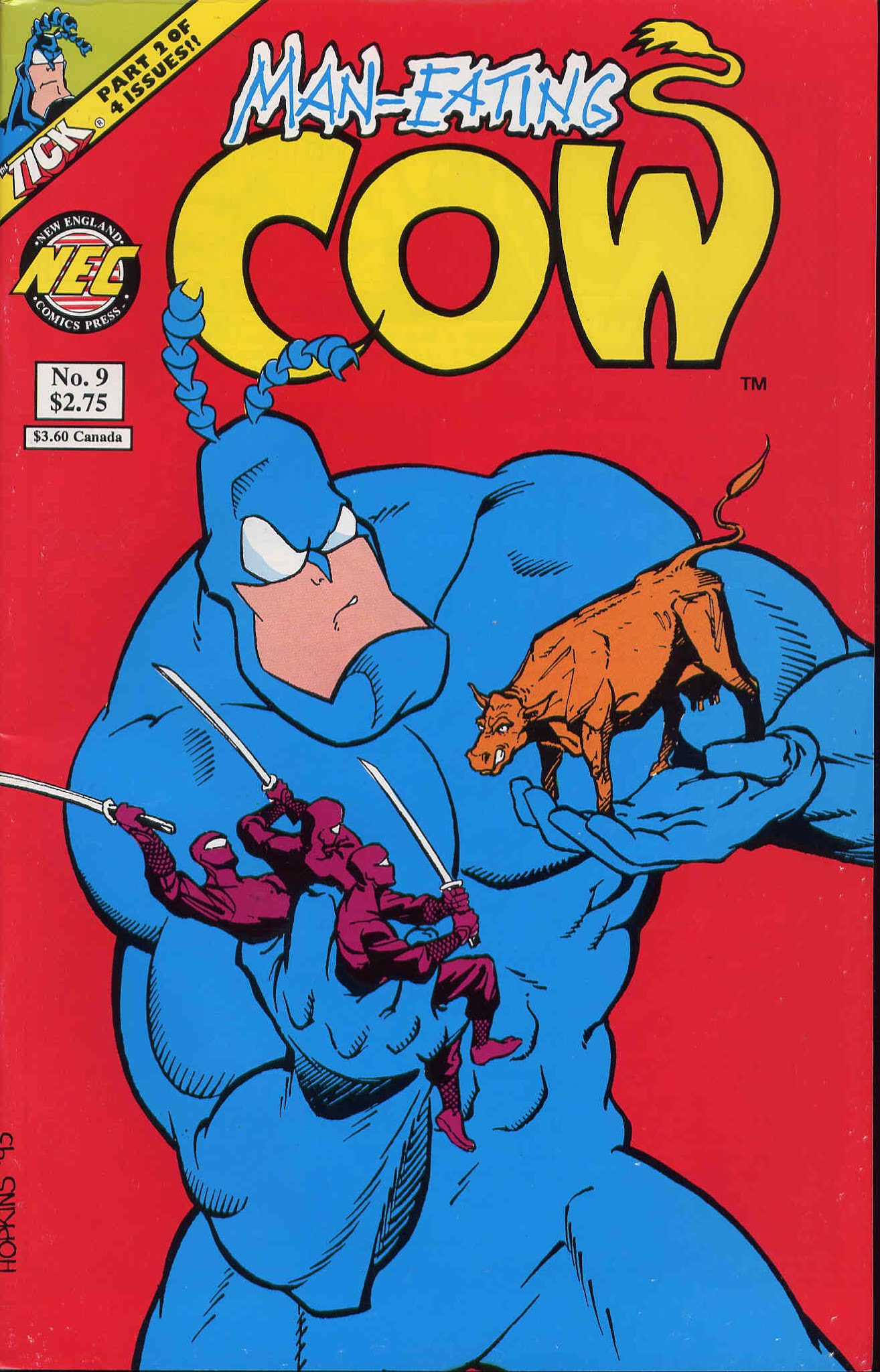 Read online Man-Eating Cow comic -  Issue #9 - 1