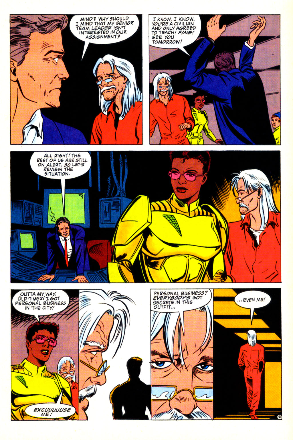 Read online The Web (1991) comic -  Issue #7 - 13