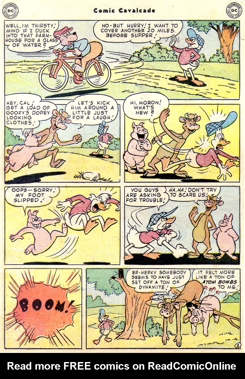 Read online Comic Cavalcade comic -  Issue #54 - 60