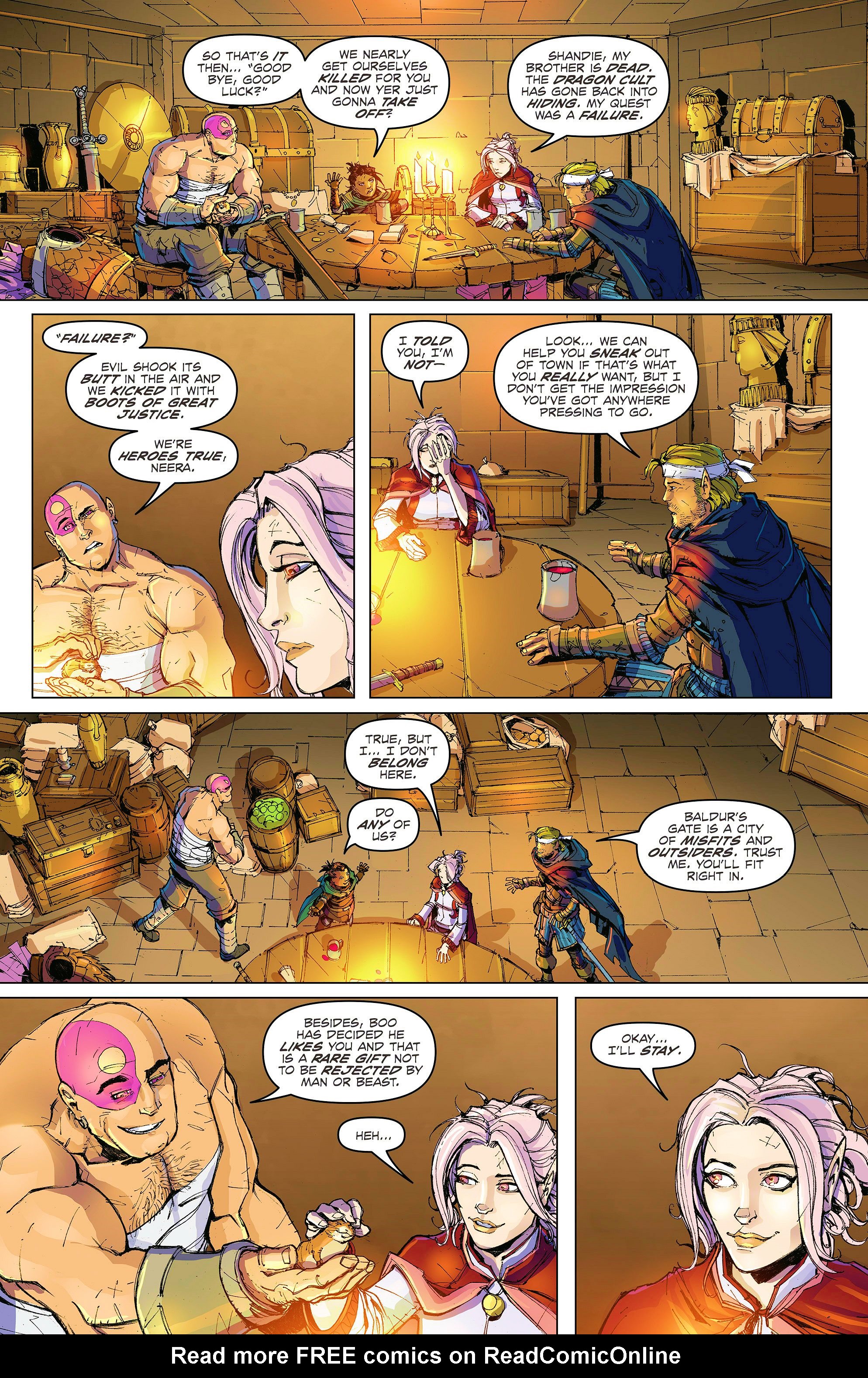 Read online Dungeons & Dragons: Legends of Baldur's Gate comic -  Issue #5 - 20