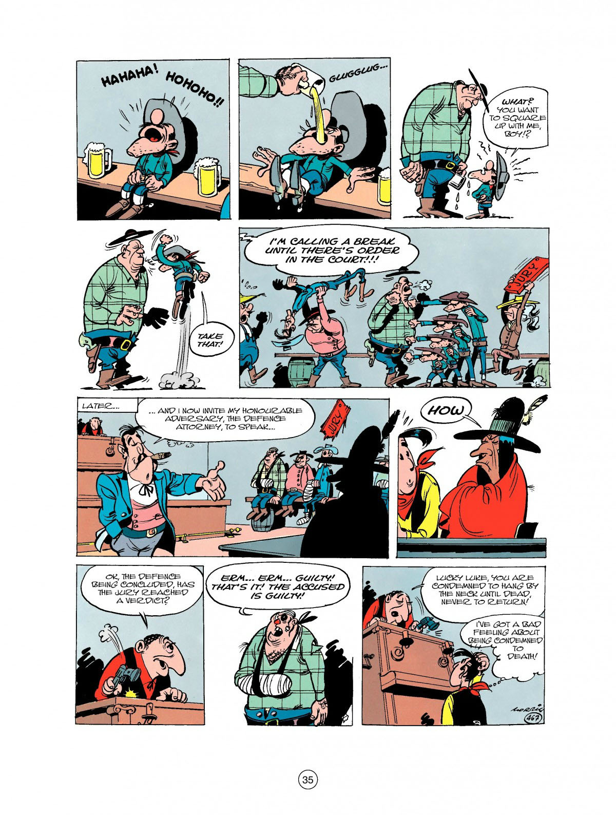 Read online A Lucky Luke Adventure comic -  Issue #27 - 36