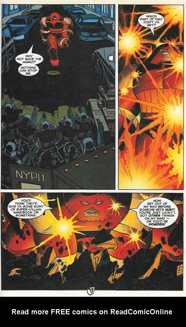 Read online Spider-Man (1990) comic -  Issue #84 - Nothing Stops The Juggernaut - 17